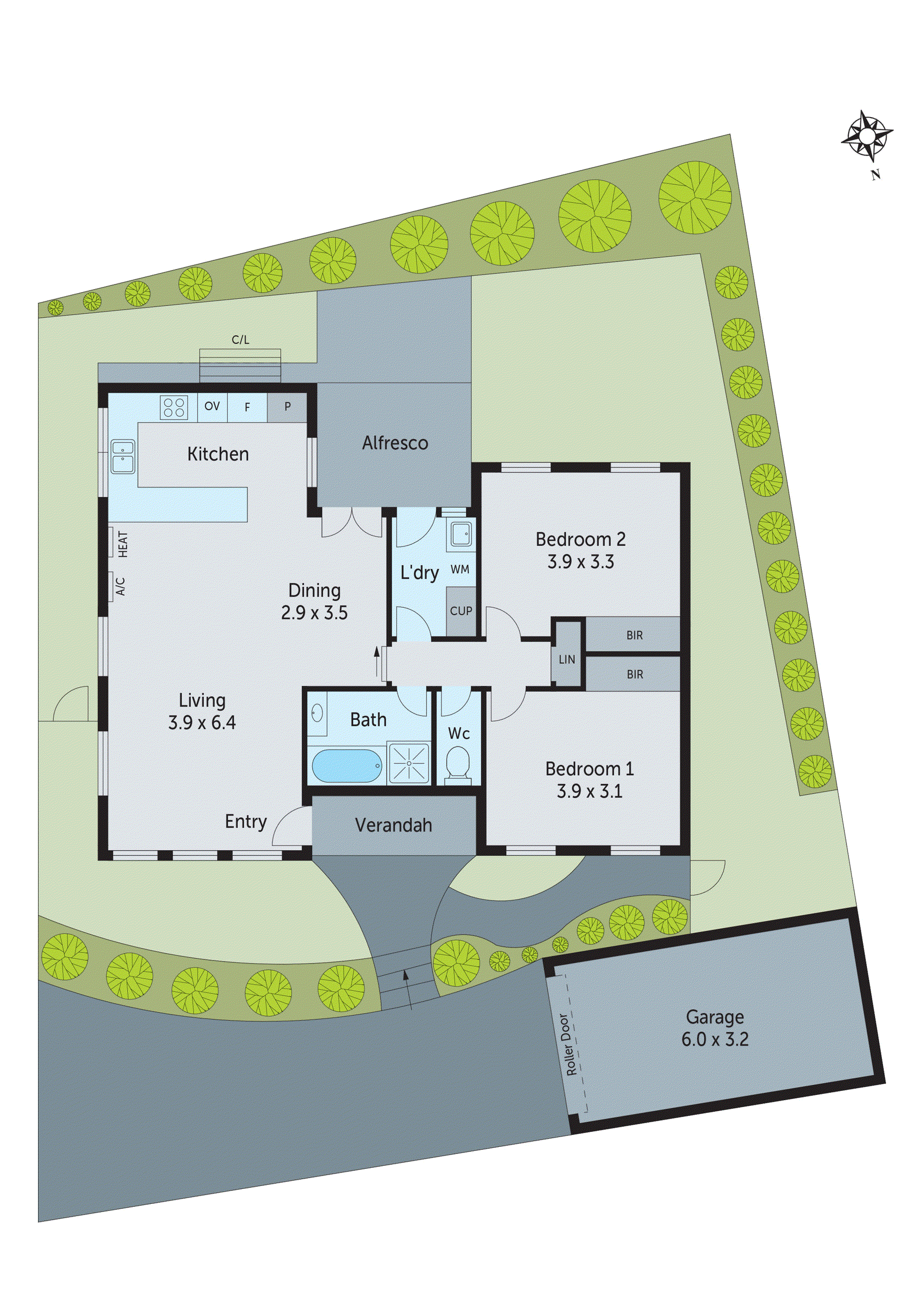 2/34 The Court, Leopold VIC 3224 - Floorplan