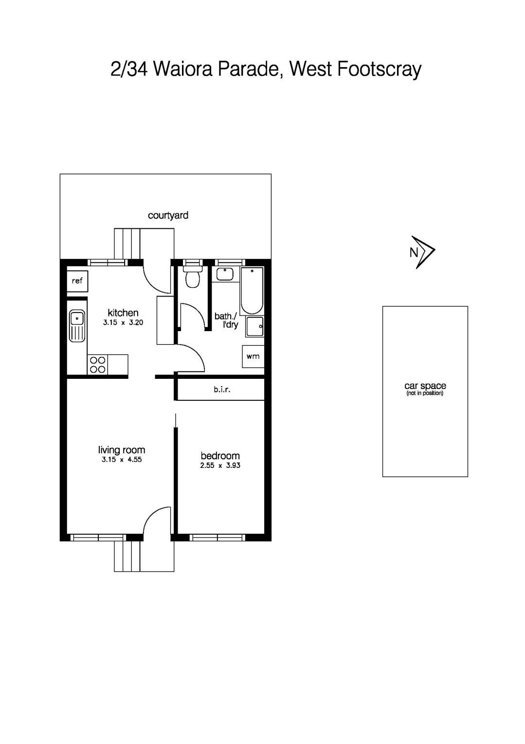 2/34 Waiora Parade, WEST FOOTSCRAY VIC 3012 - Floorplan