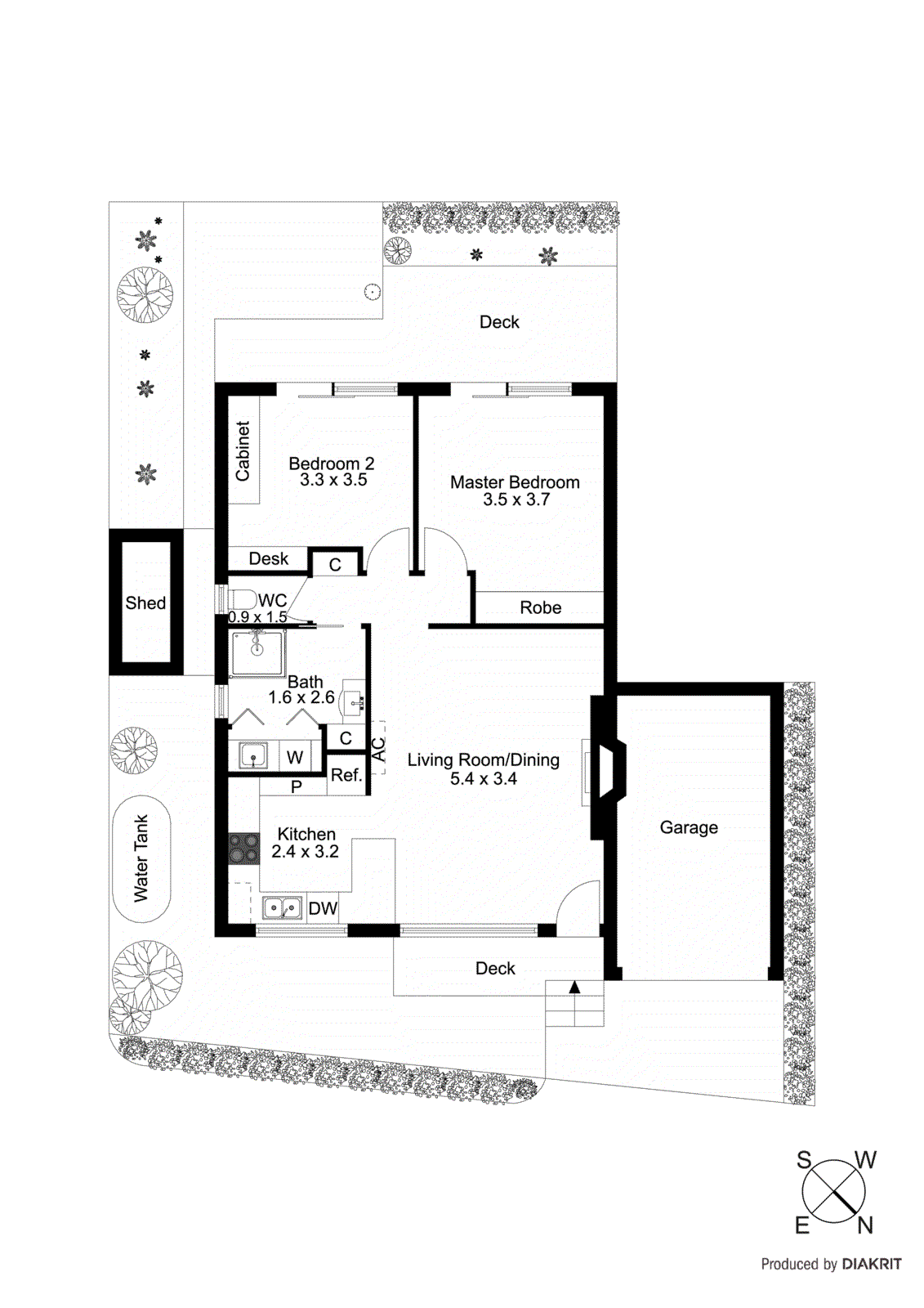 2/34 Wilsons Road, Mornington VIC 3931 - Floorplan