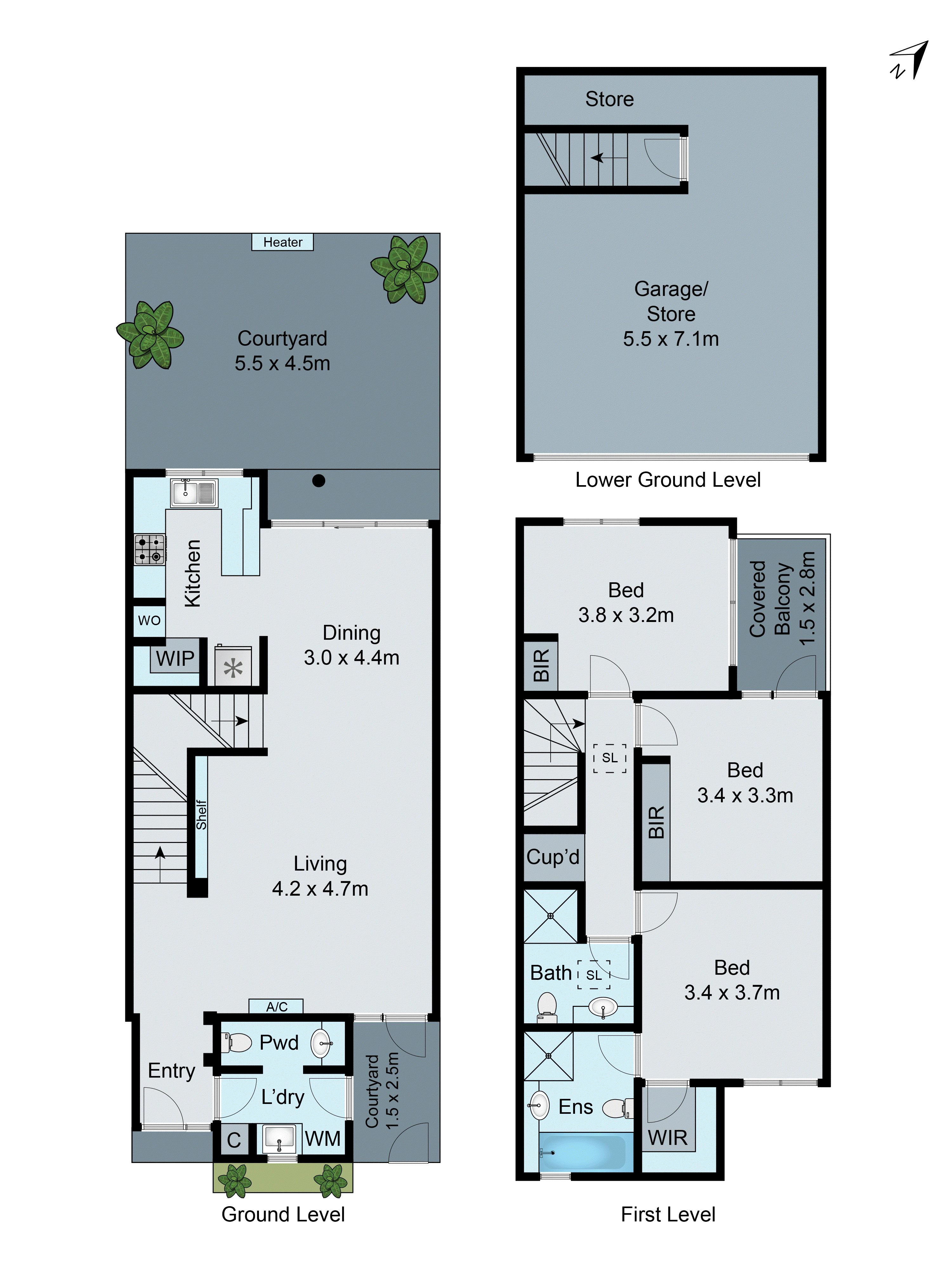 23/49 Head Street, Brighton VIC 3186 - Floorplan