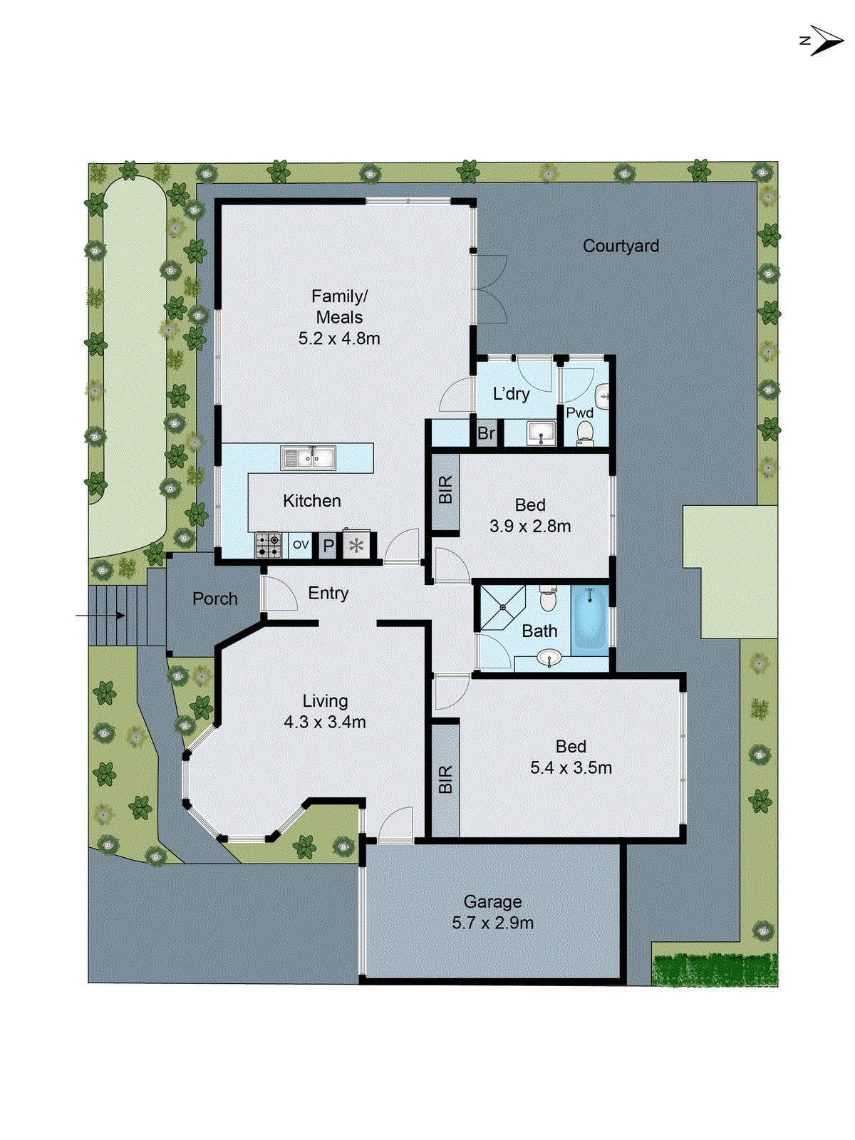 2/34A Roebuck Street, Newtown VIC 3220 - Floorplan