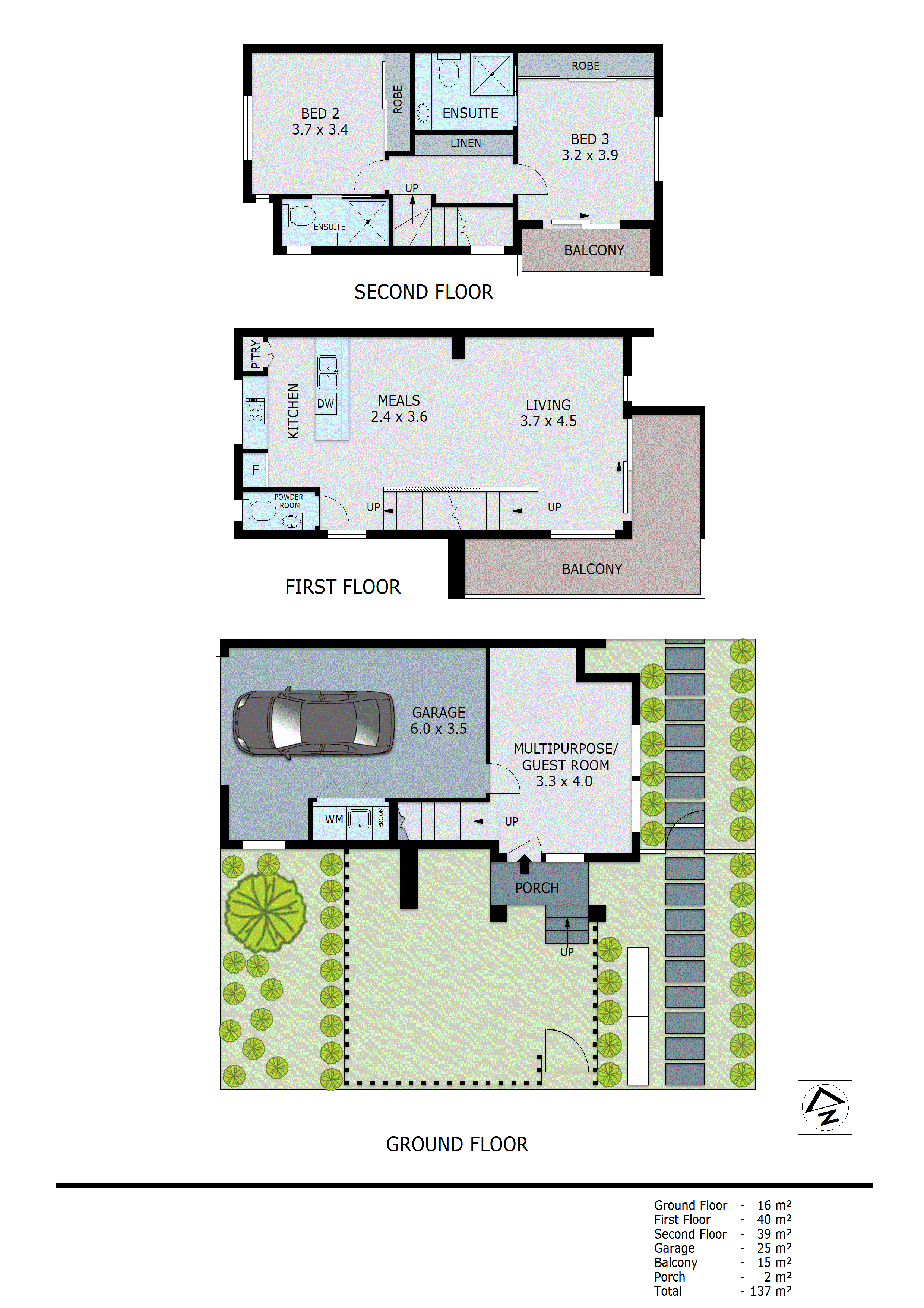 2/35-37 Sheridan Avenue, Frankston VIC 3199 - Floorplan
