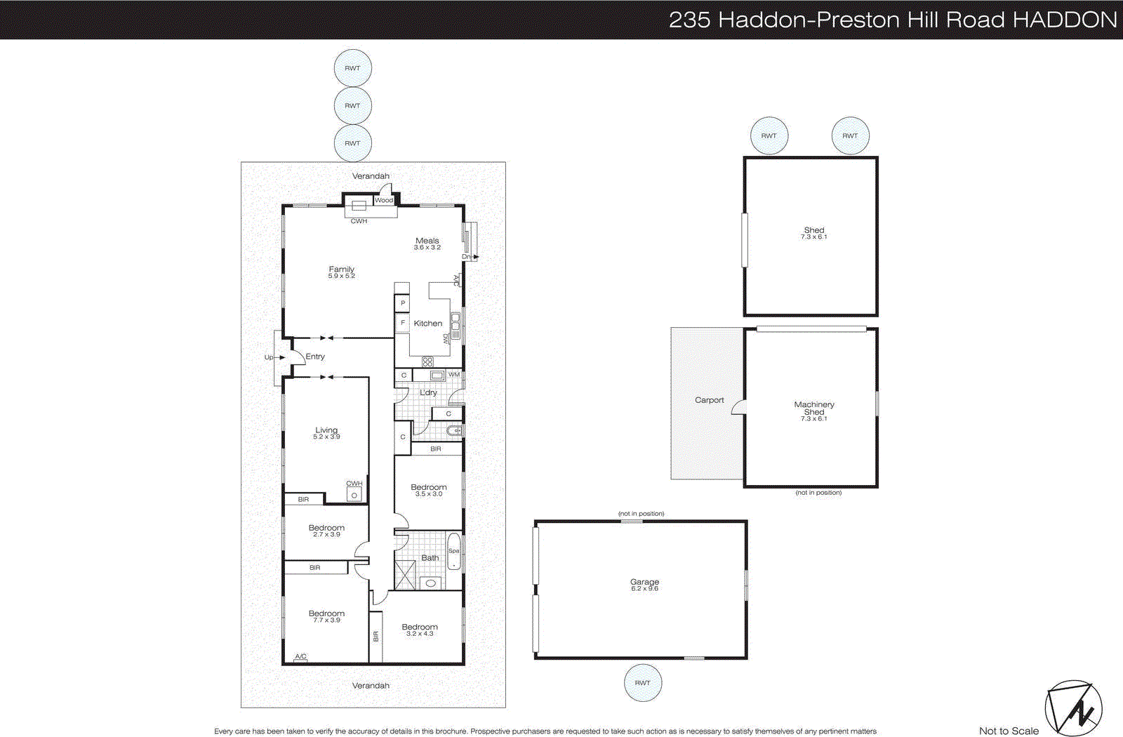 235 Haddon-Preston Hill Road, Haddon VIC 3351 - Floorplan