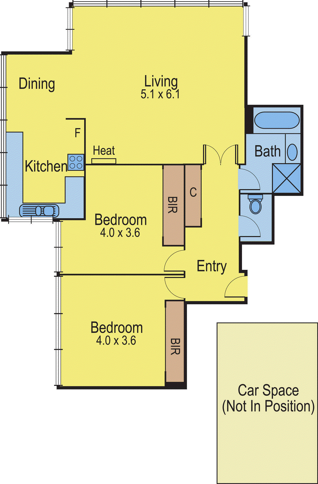 23/50 Canterbury Road, Middle Park VIC 3206 - Floorplan
