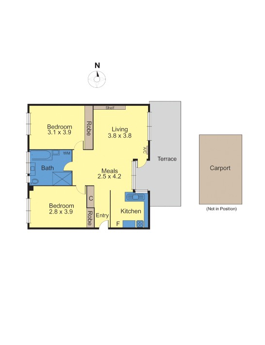 23/596 Riversdale Road, Camberwell VIC 3124 - Floorplan