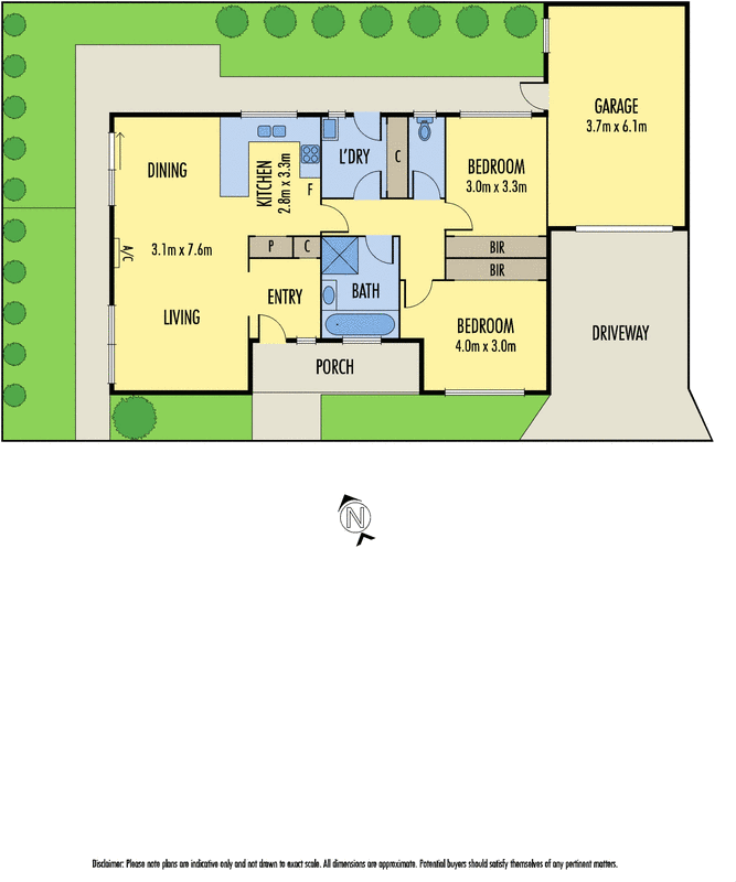 2/36 Cranbourne Drive, Corio VIC 3214 - Floorplan