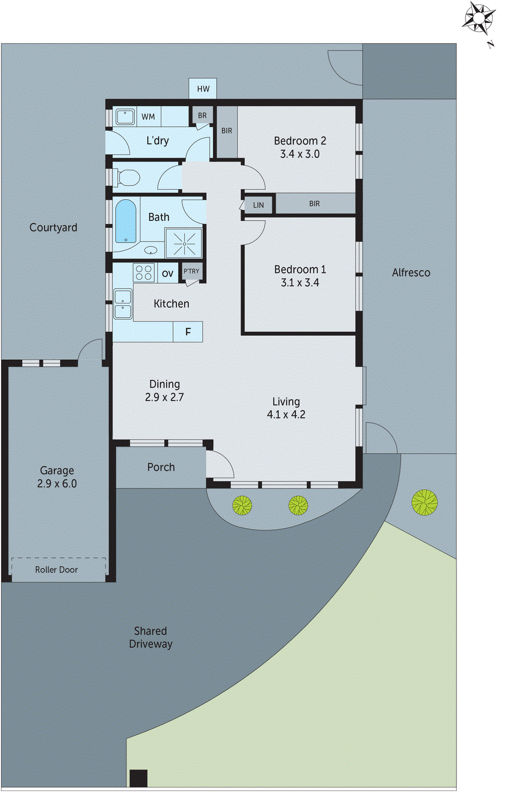 2/36 Highland Way, Leopold VIC 3224 - Floorplan