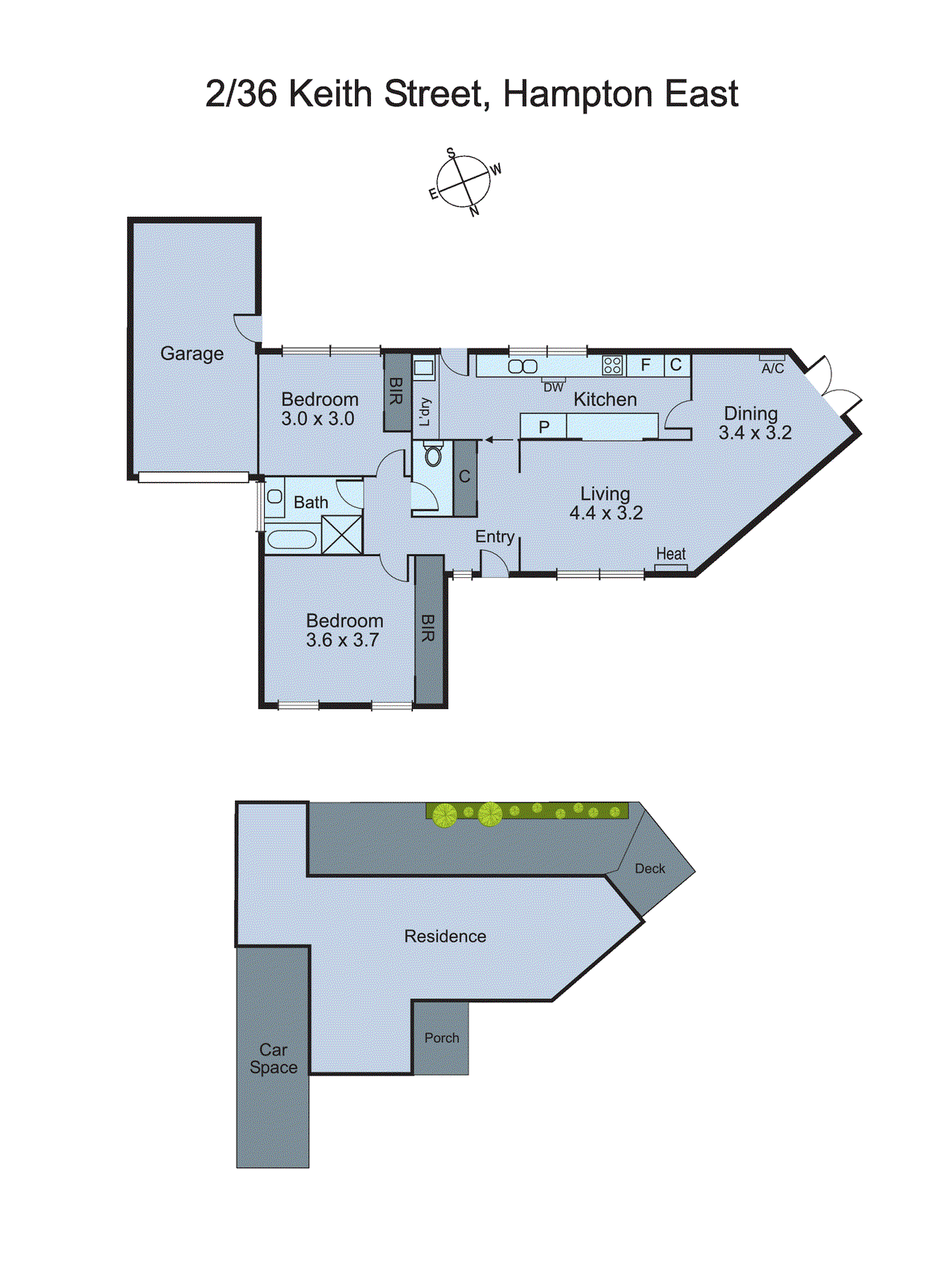 2/36 Keith Street, Hampton East VIC 3188 - Floorplan