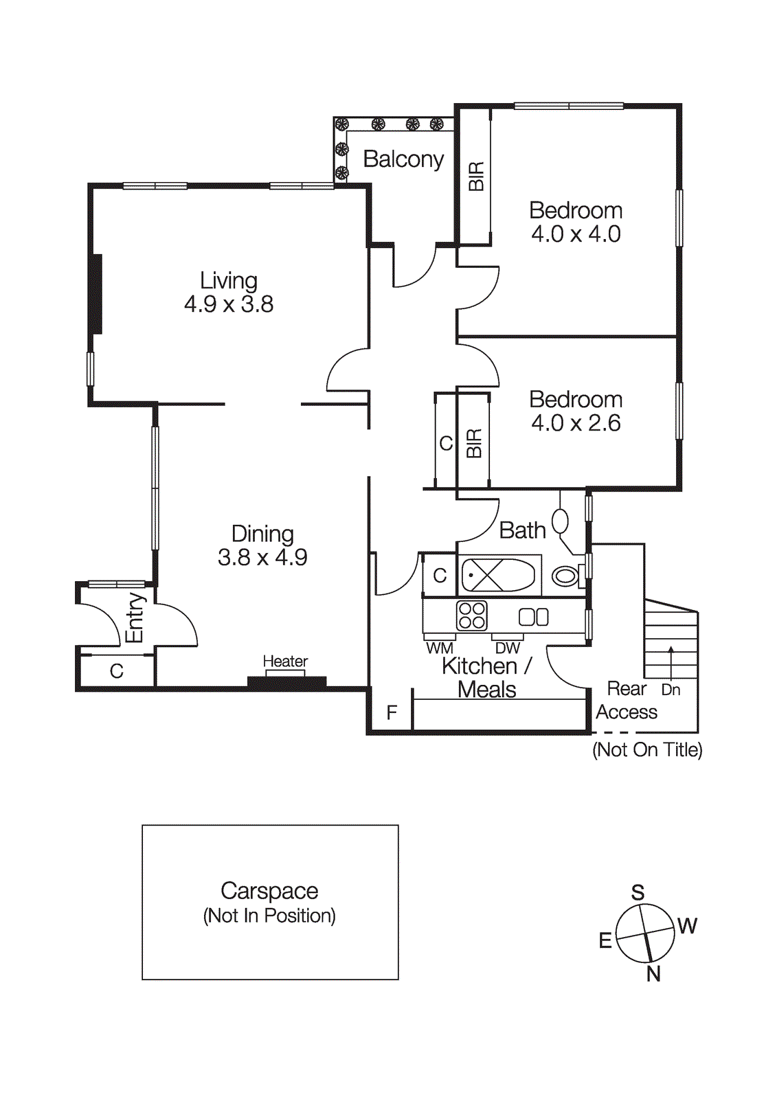 2/362 Carlisle Street, Balaclava VIC 3183 - Floorplan