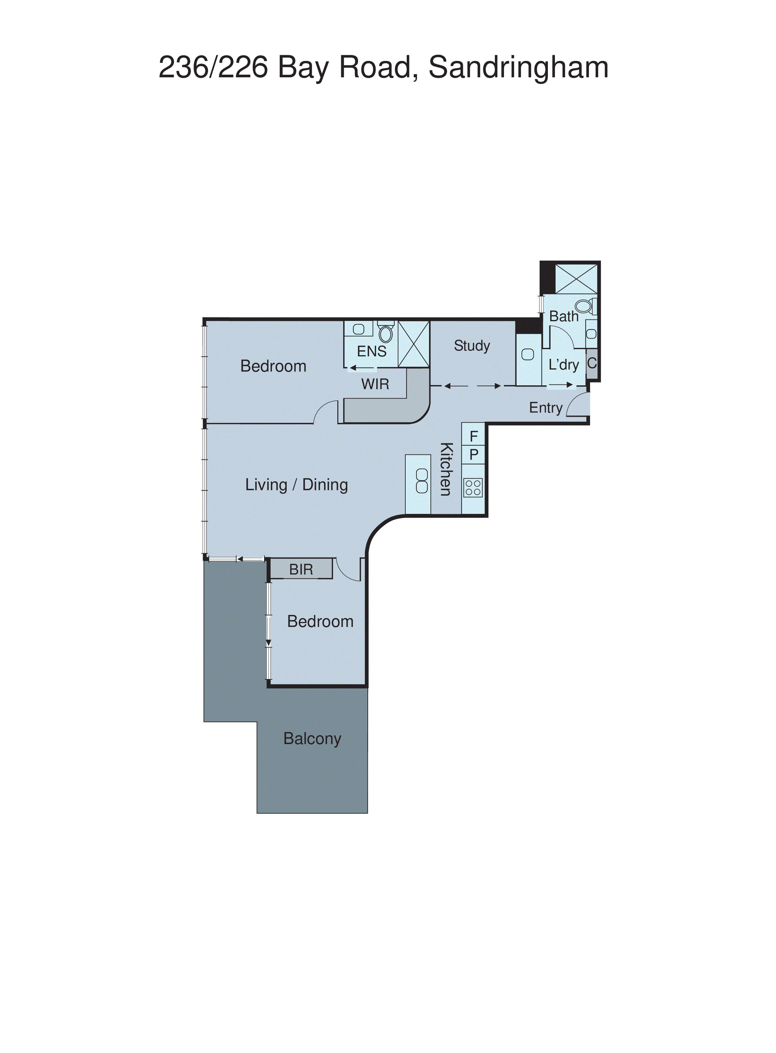 236/226 Bay Road, Sandringham VIC 3191 - Floorplan