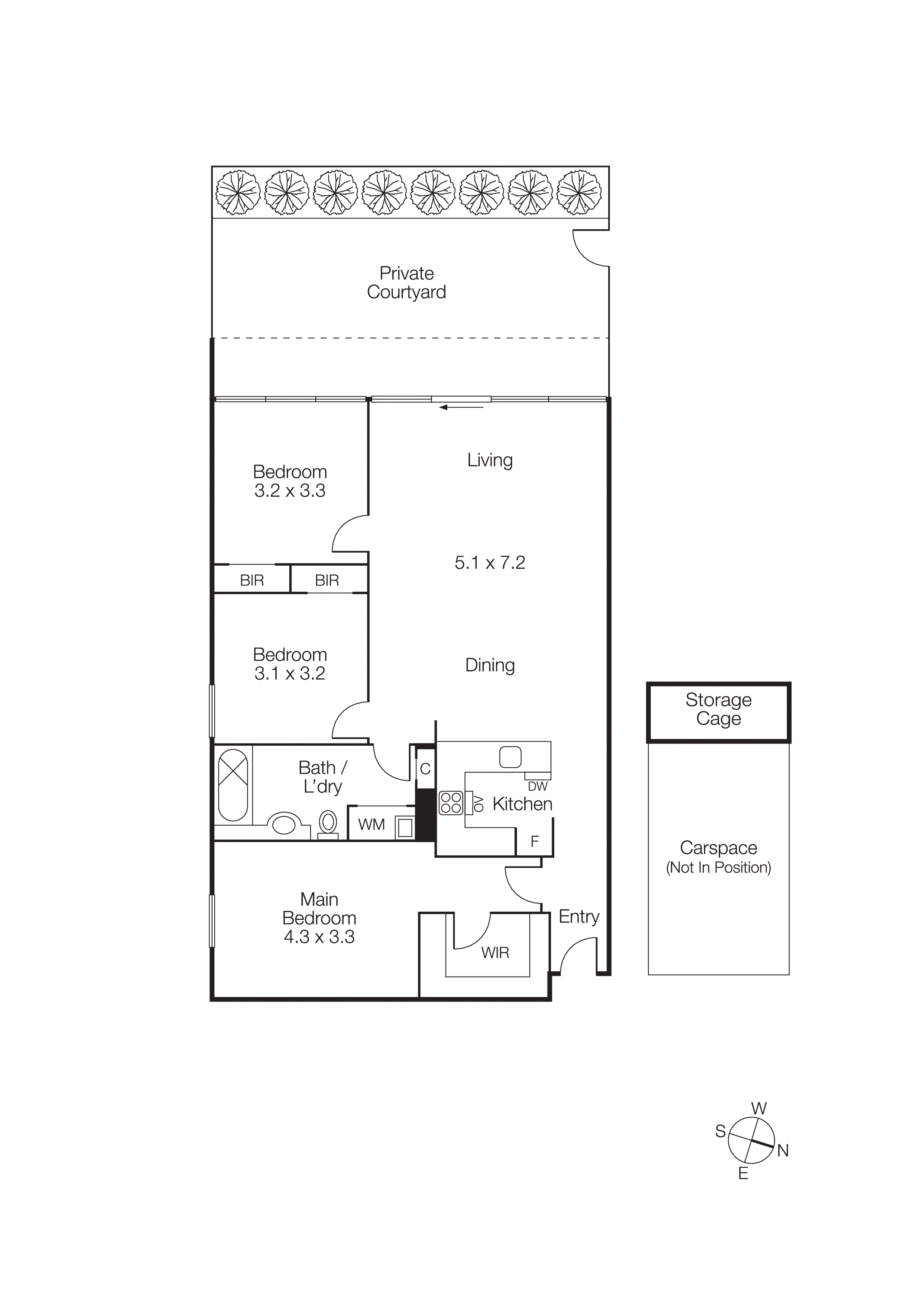23/632 St Kilda Road, Melbourne VIC 3004 - Floorplan