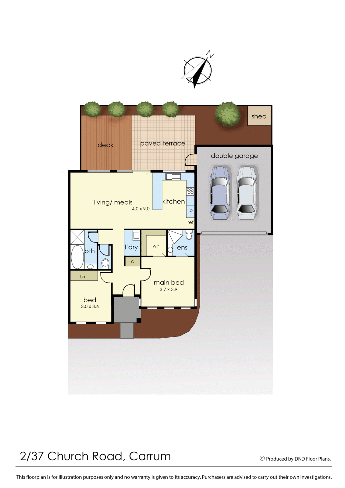 2/37 Church Road, Carrum VIC 3197 - Floorplan