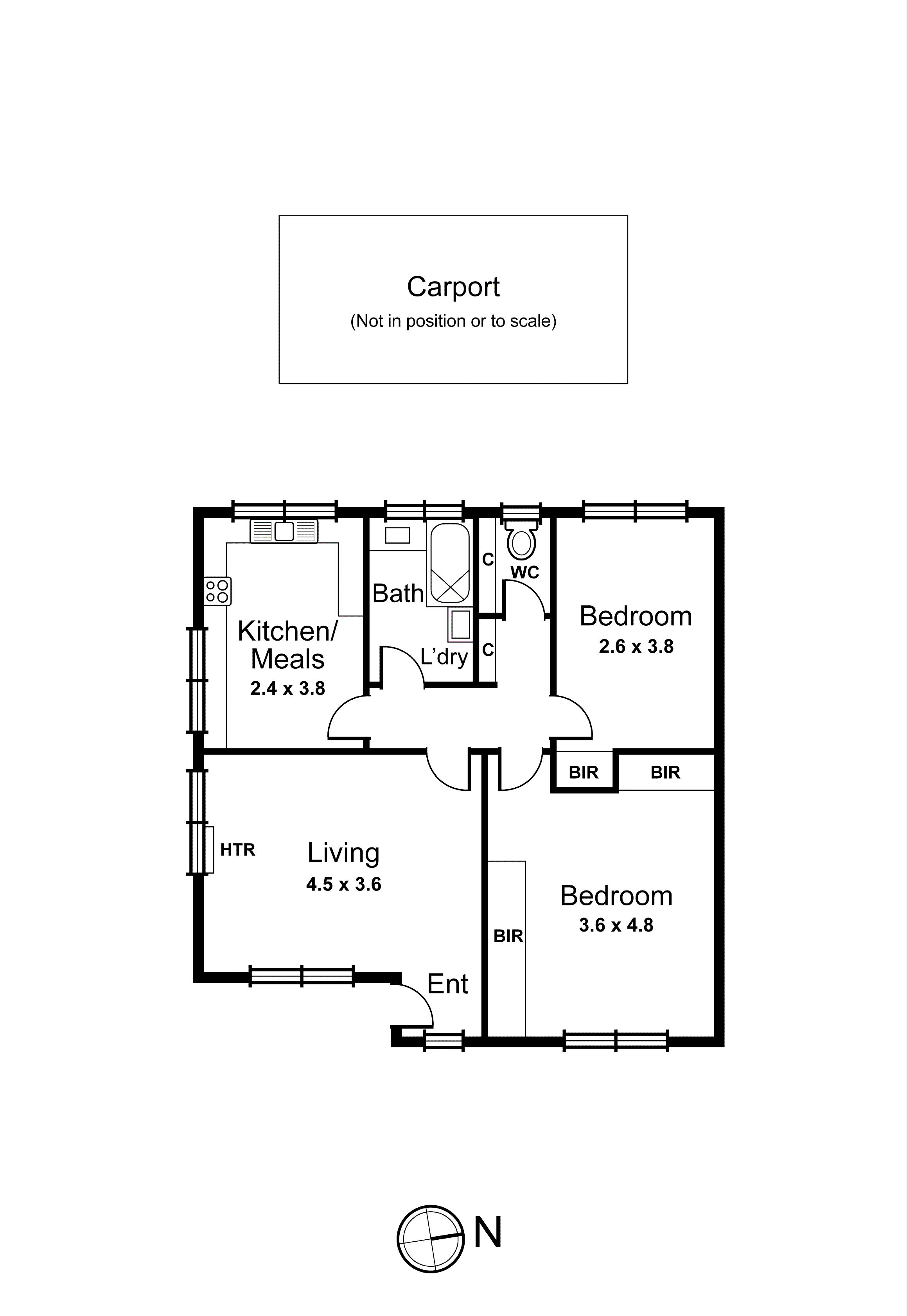 2/38-40 Carlton Street, Mckinnon VIC 3204 - Floorplan