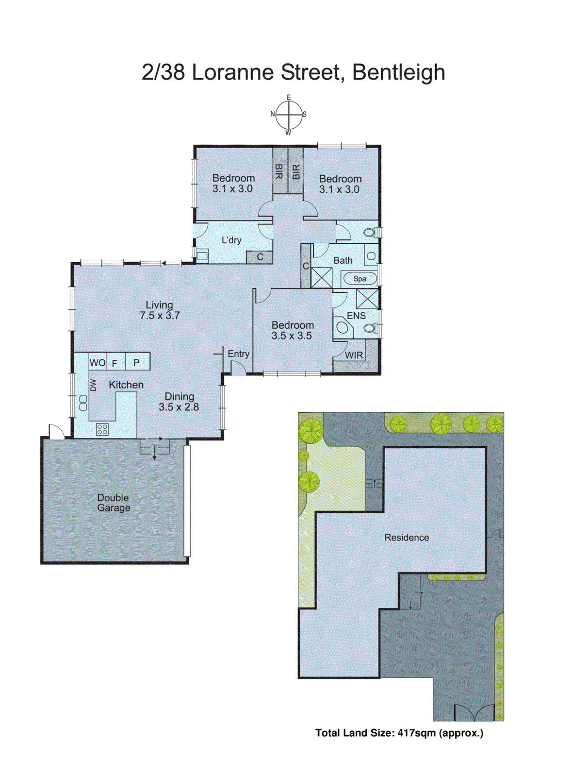 2/38 Loranne Street, Bentleigh VIC 3204 - Floorplan