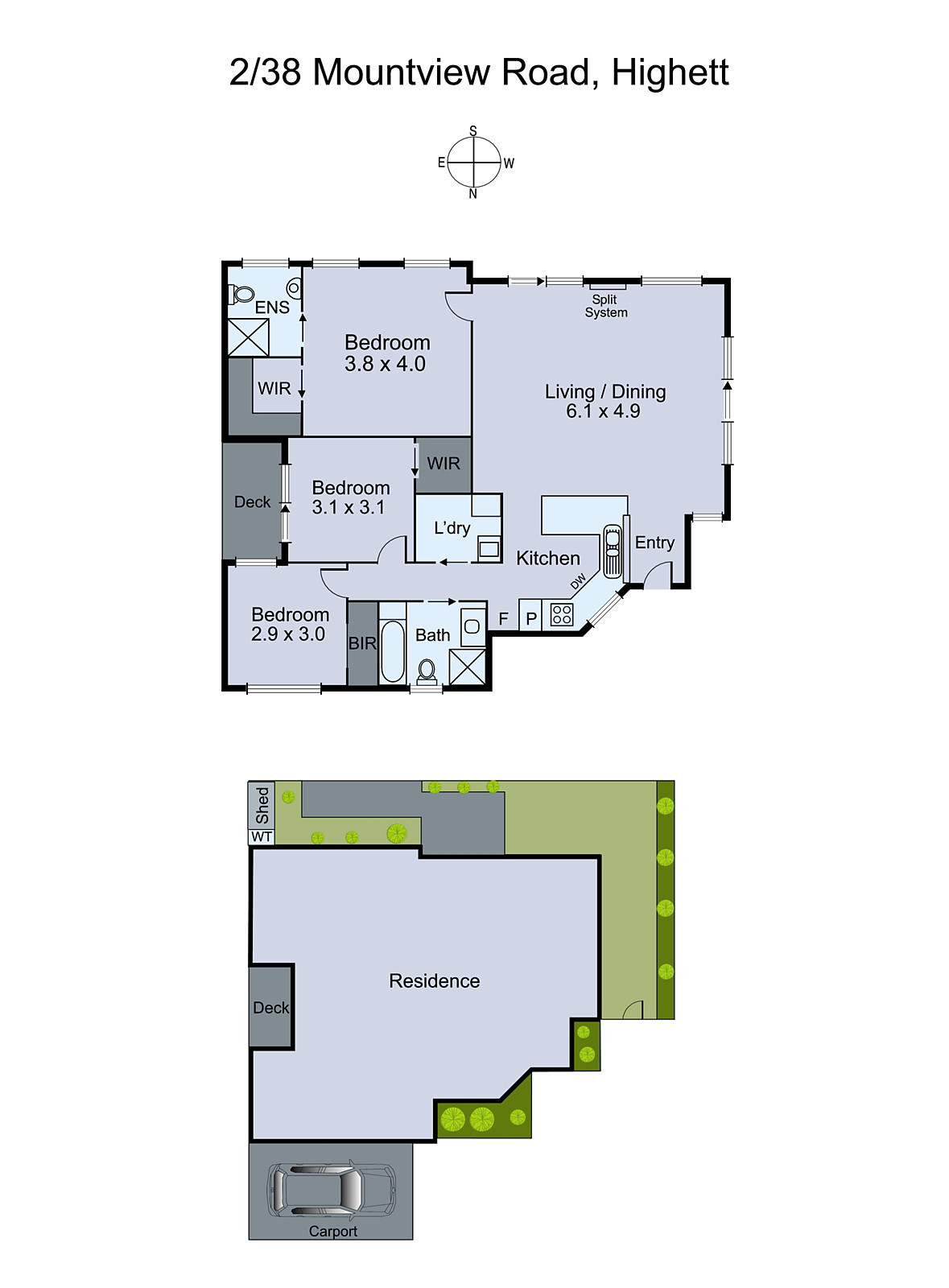 2/38 Mountview Road, Highett VIC 3190 - Floorplan