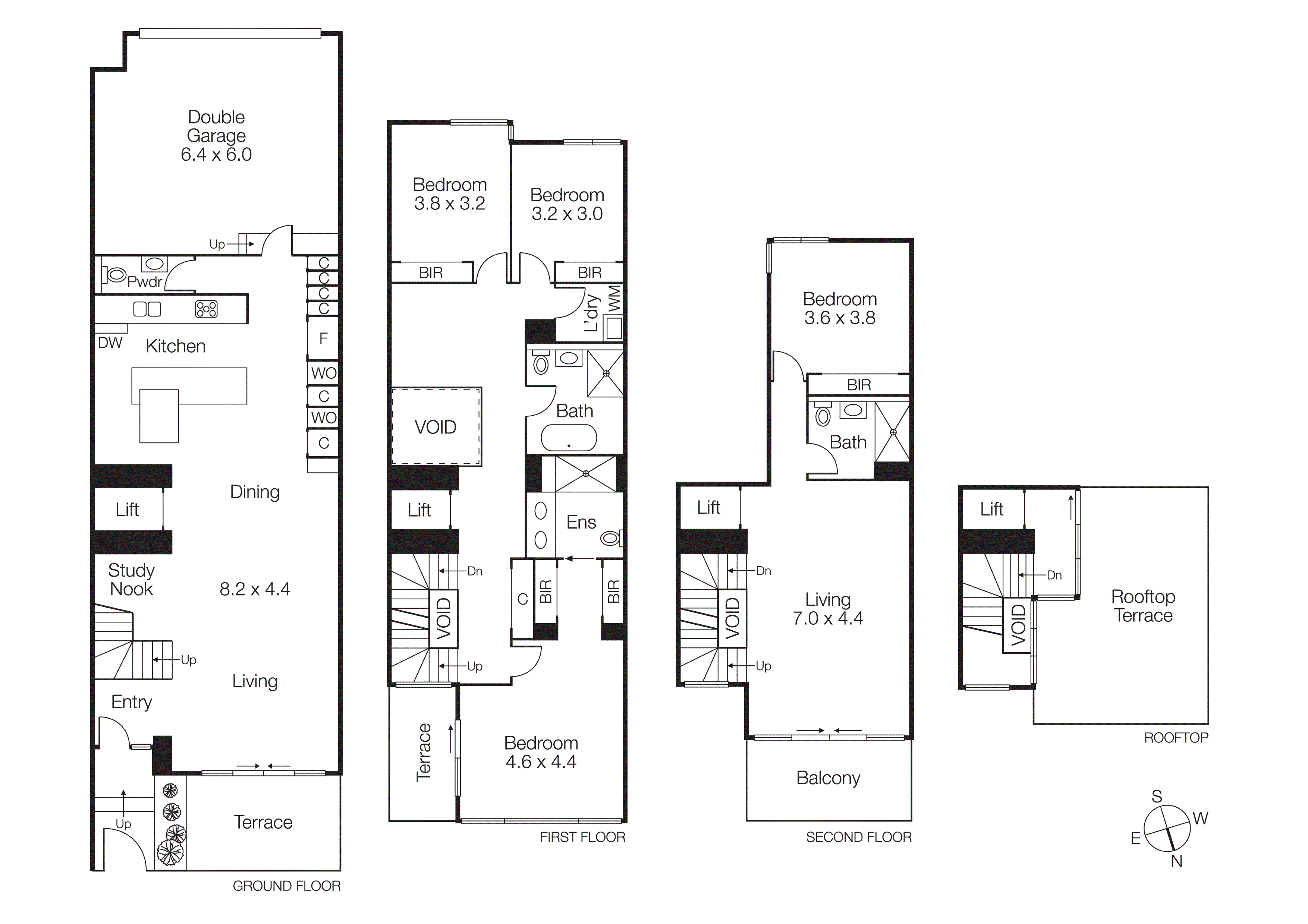 238 River Esplanade, Docklands VIC 3008 - Floorplan