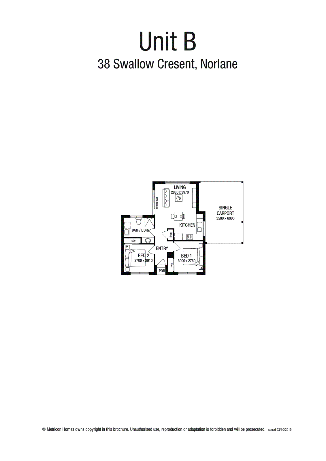 2/38 Swallow Crescent, Norlane VIC 3214 - Floorplan
