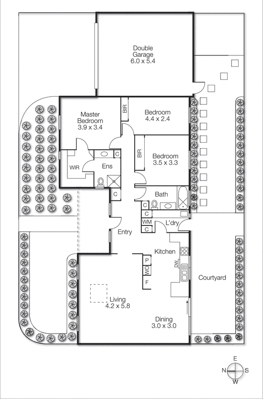 2/38 Tulip Grove, Cheltenham VIC 3192 - Floorplan