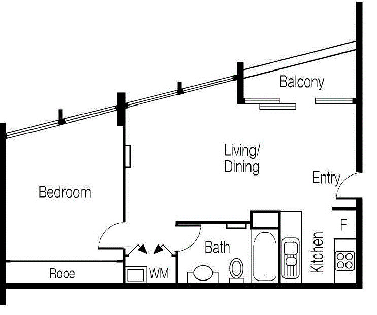 23/83 Whiteman Street, SOUTHBANK VIC 3006 - Floorplan