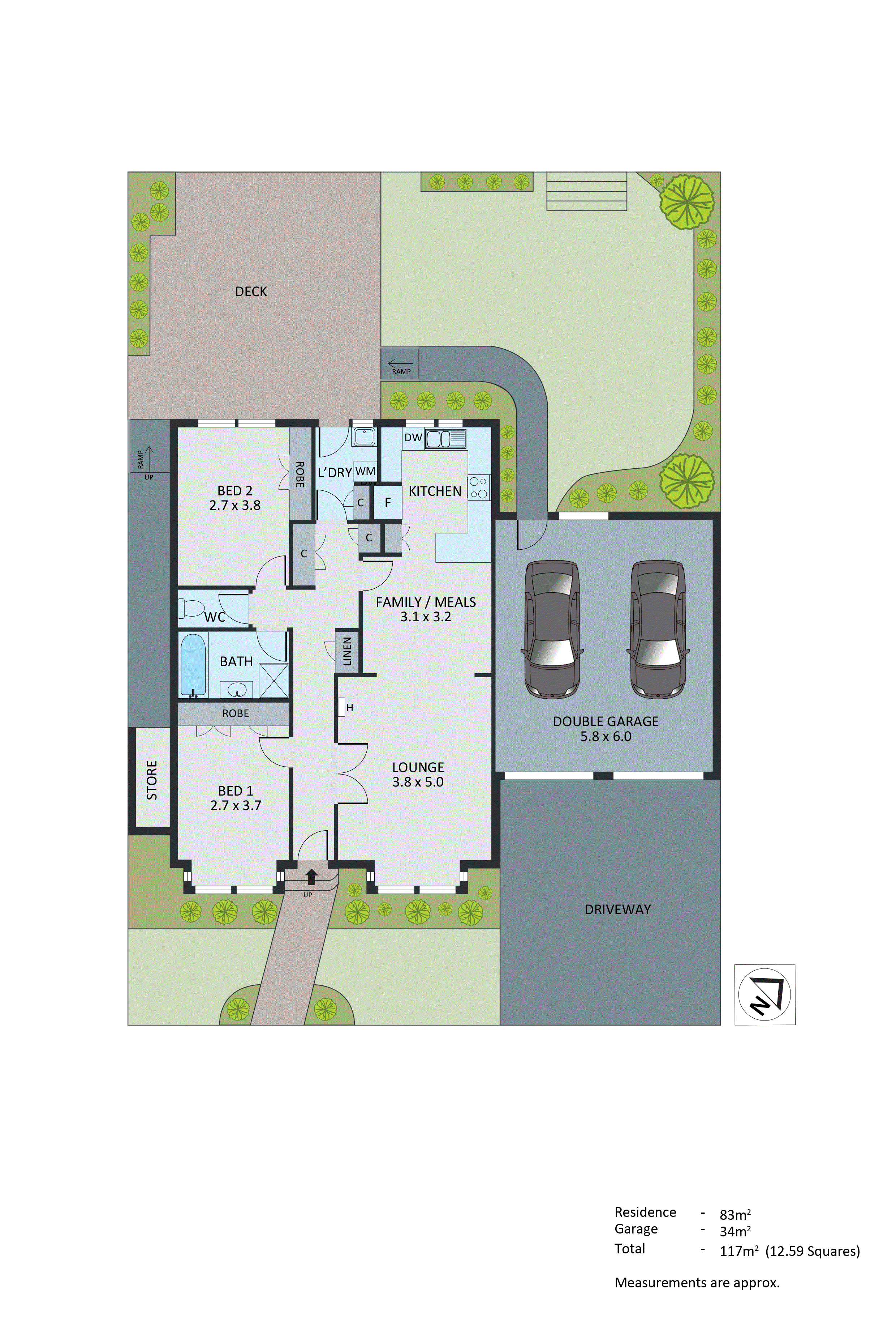 2/39-41 Centre Dandenong Road, Dingley Village VIC 3172 - Floorplan