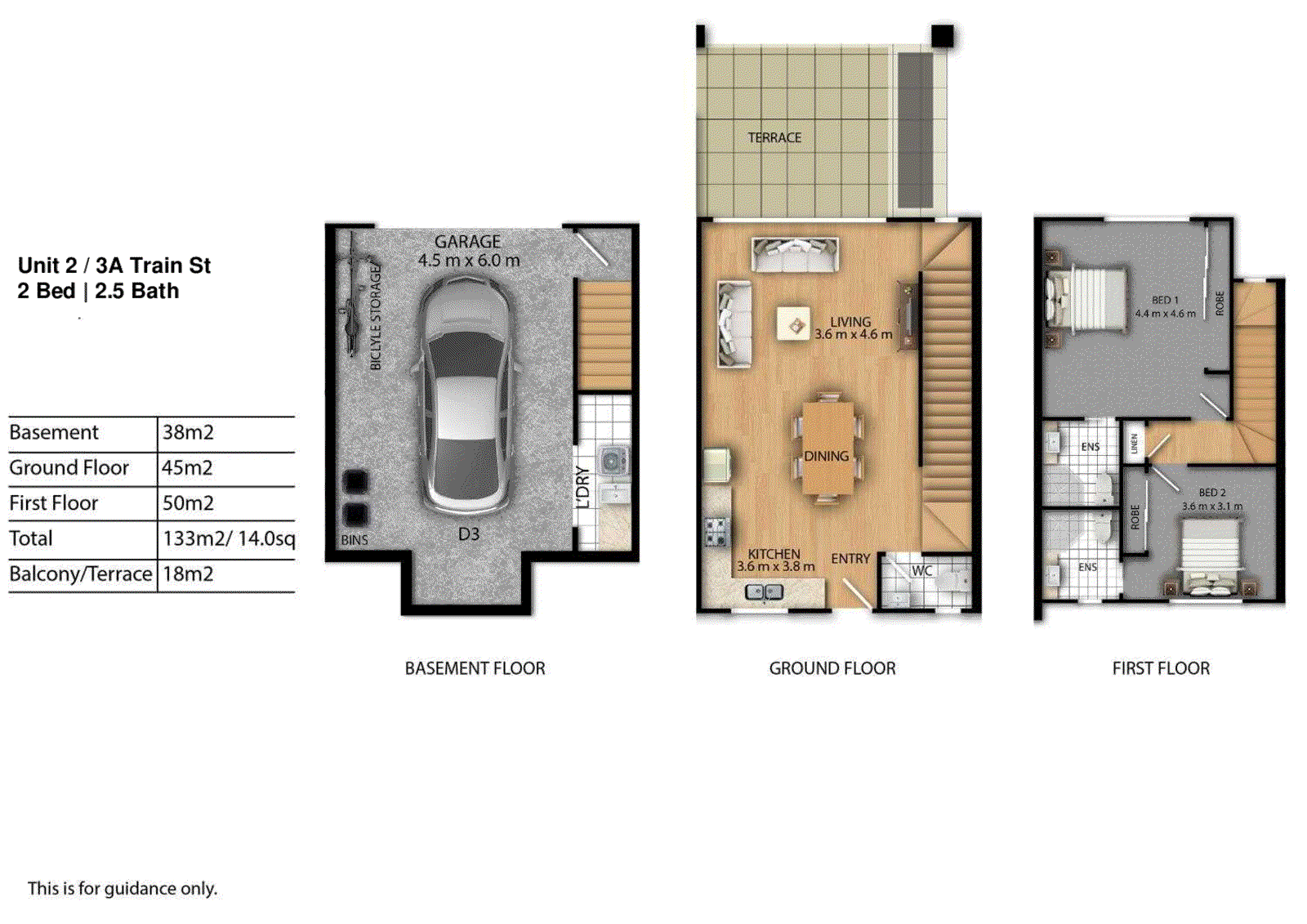 2/3A Train Street, Highett VIC 3190 - Floorplan