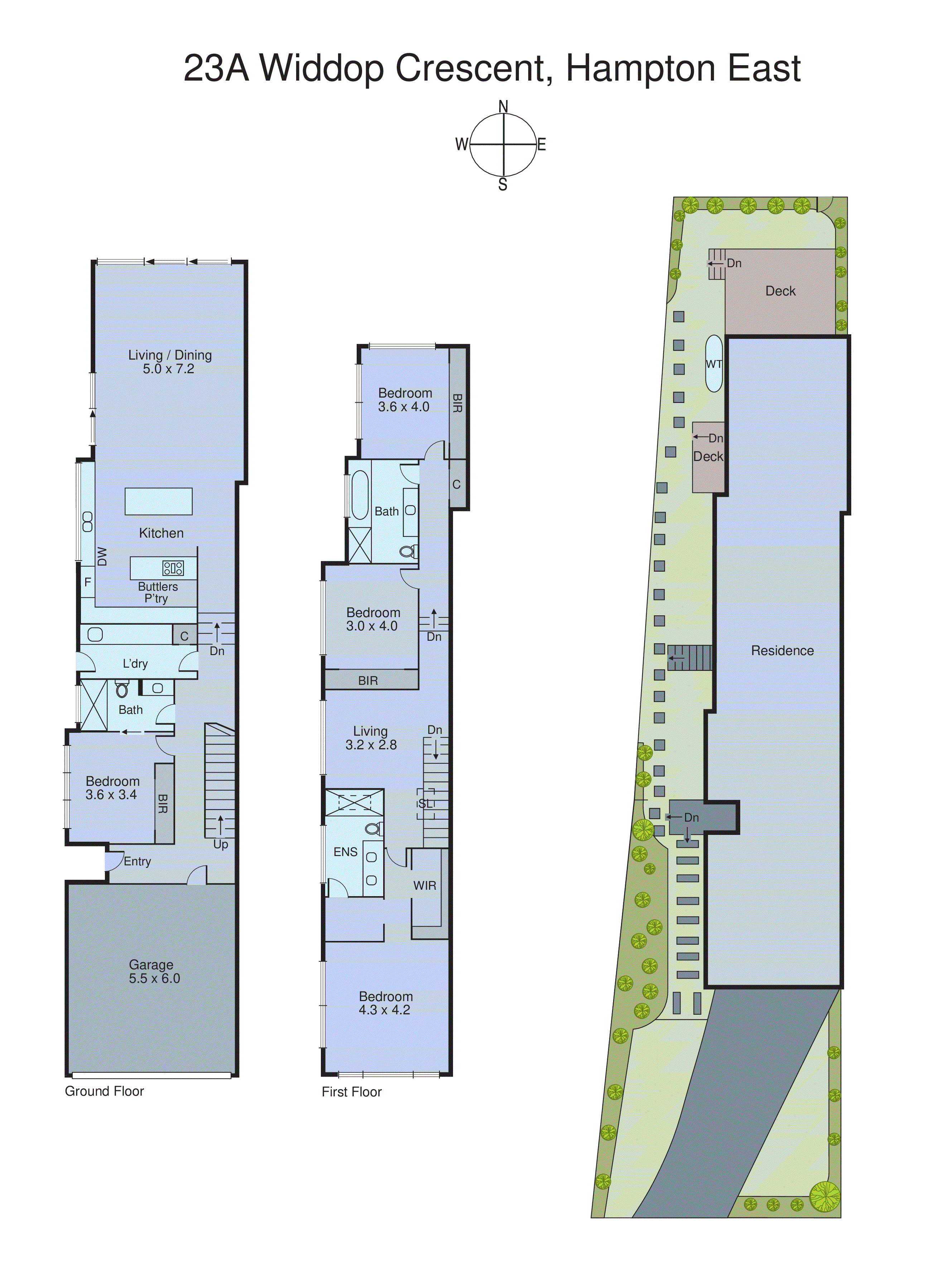 23a Widdop Crescent, Hampton East VIC 3188 - Floorplan