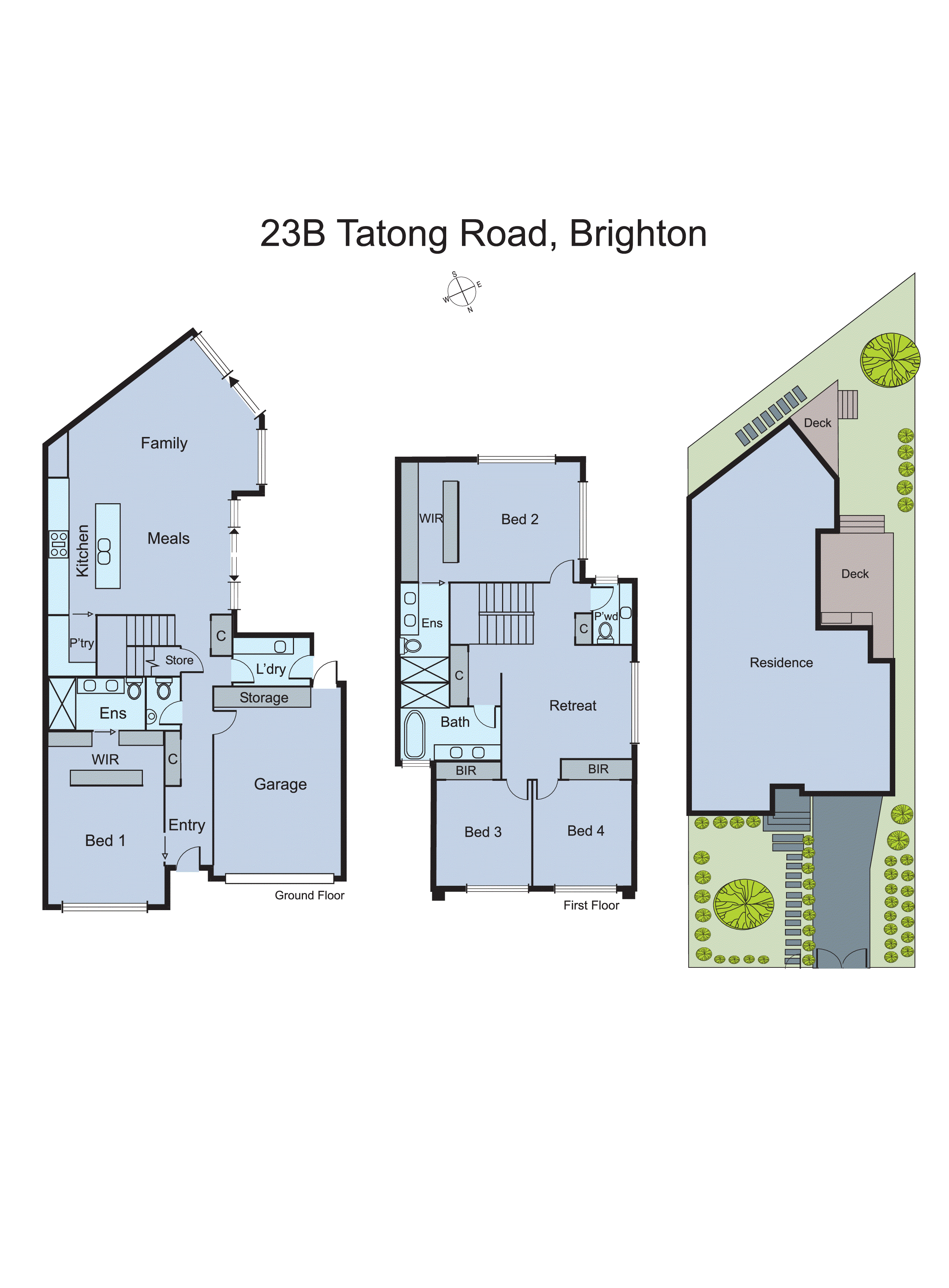 23B Tatong Road, Brighton East VIC 3187 - Floorplan