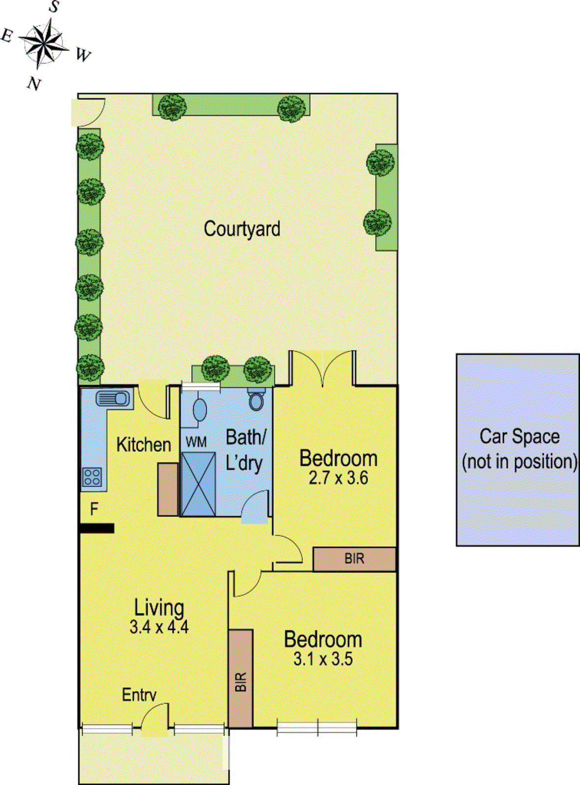 2/4-6 Bridges Avenue, Edithvale VIC 3196 - Floorplan