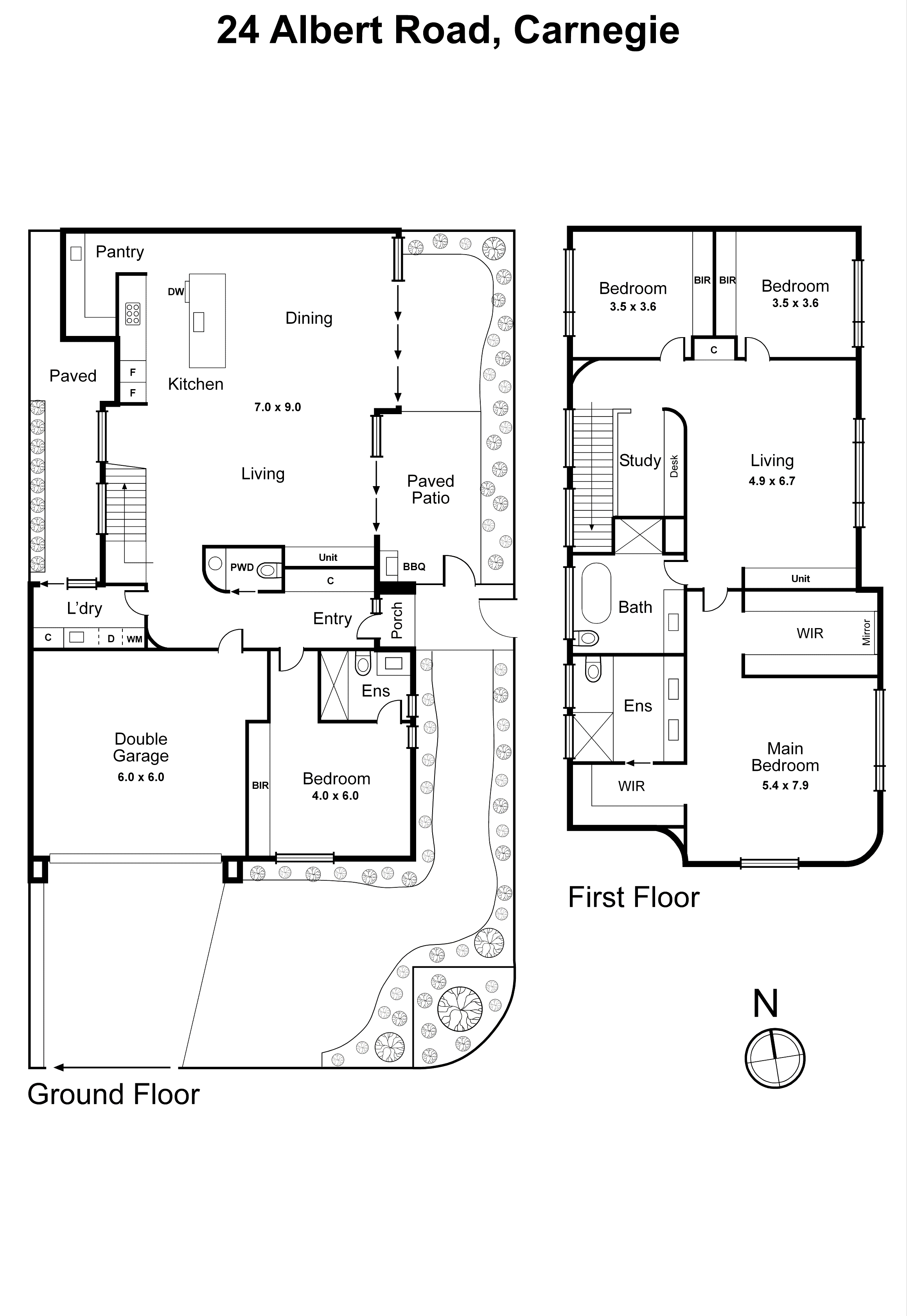 24 Albert Road, Carnegie VIC 3163 - Floorplan