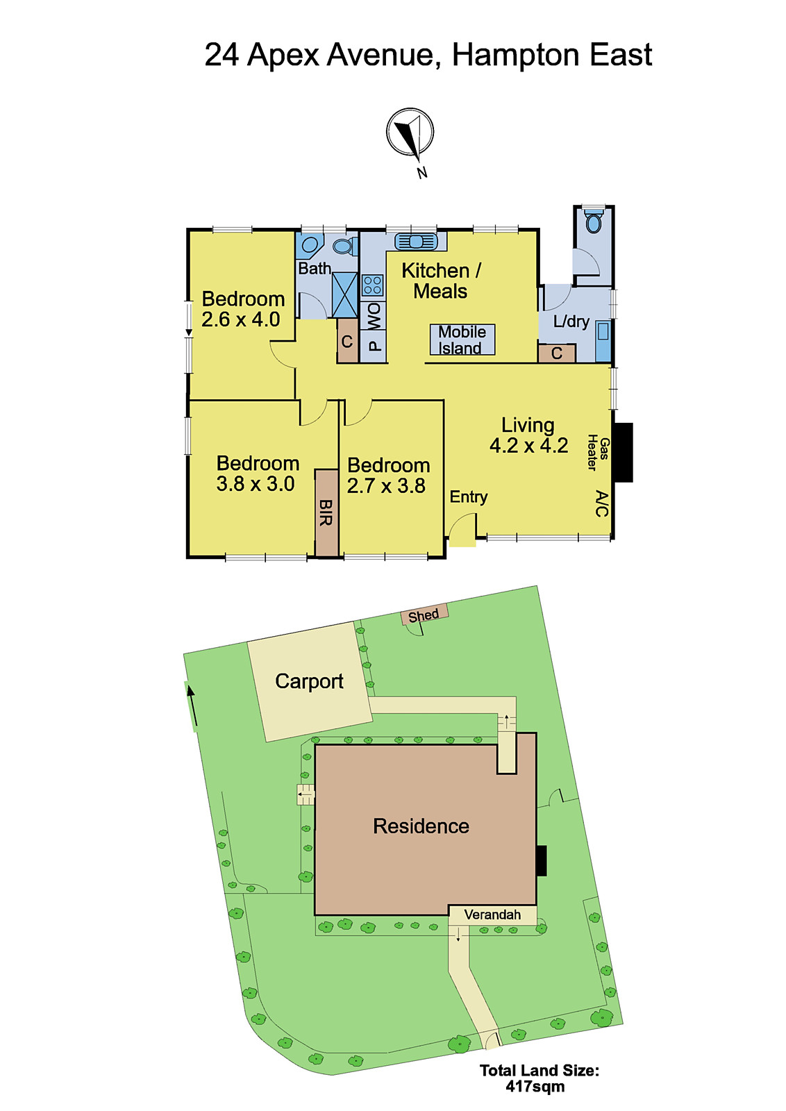 24 Apex Avenue, Hampton East VIC 3188 - Floorplan