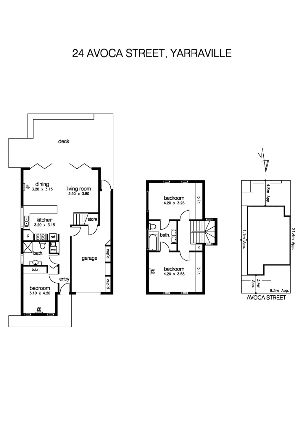 24 Avoca Street (off Woods St), YARRAVILLE VIC 3013 - Floorplan