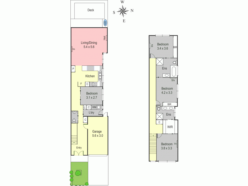 2/4 Beverley Street, YARRAVILLE VIC 3013 - Floorplan