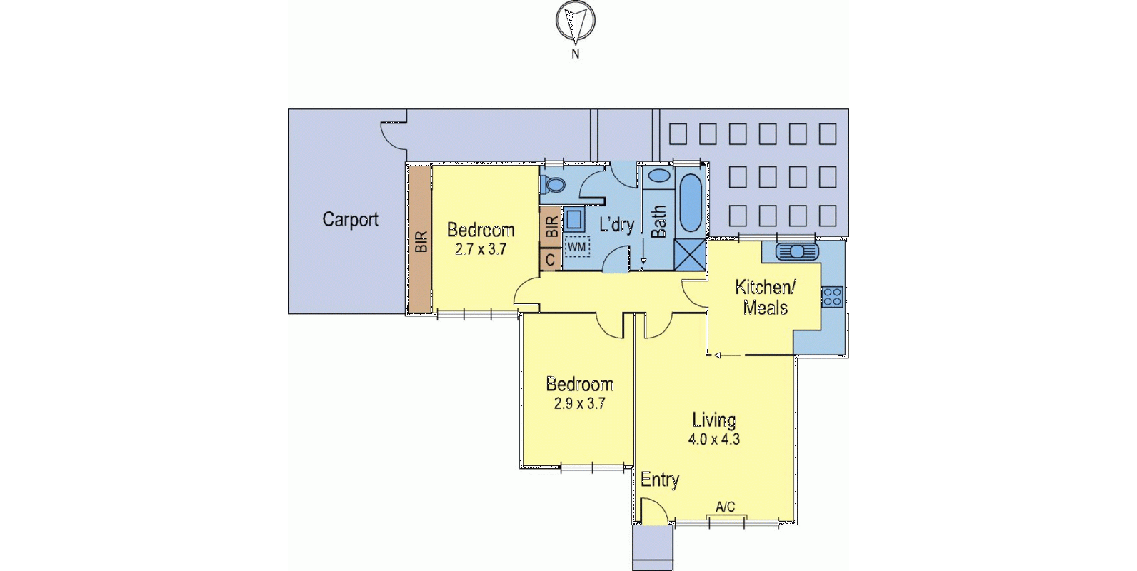 2/4 Coleman Court, CHELTENHAM VIC 3192 - Floorplan