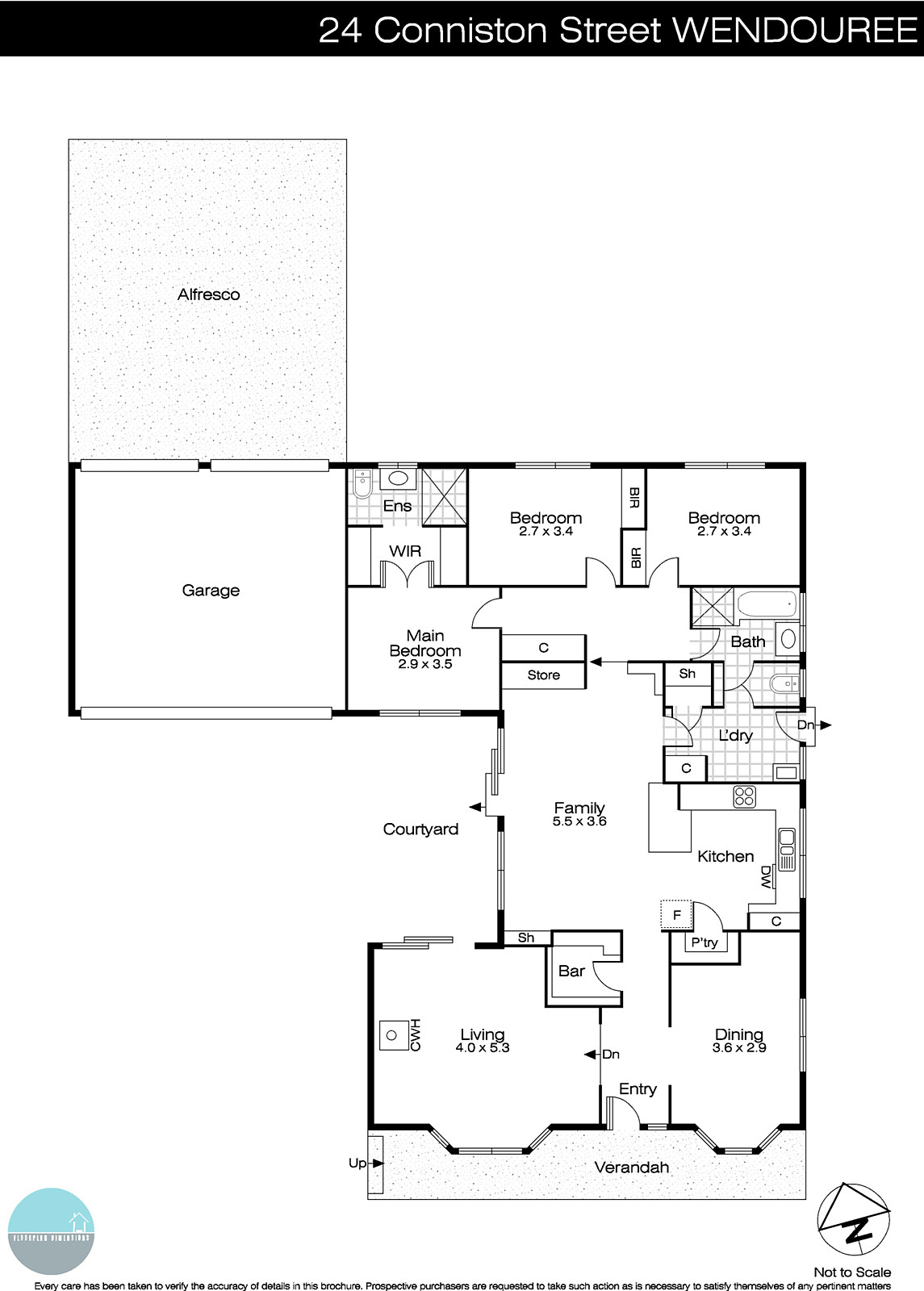 24 Conniston Street, Wendouree VIC 3355 - Floorplan
