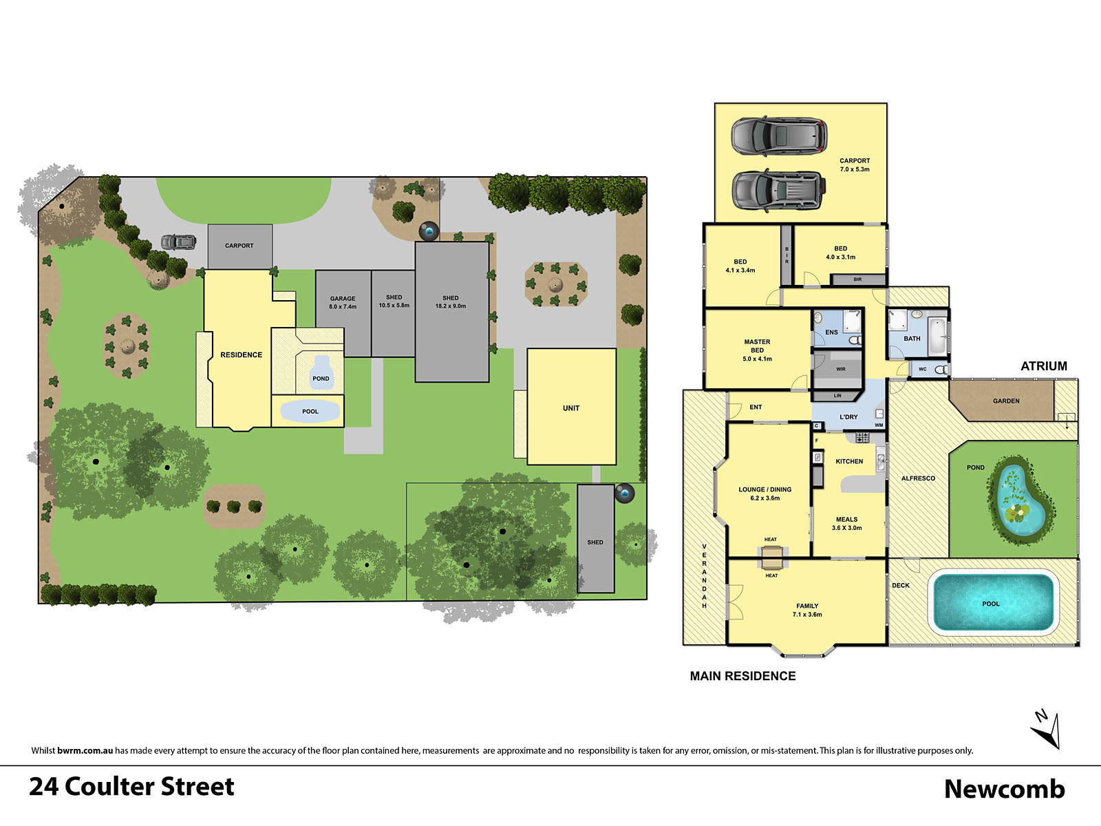 24 Coulter Street, Newcomb VIC 3219 - Floorplan