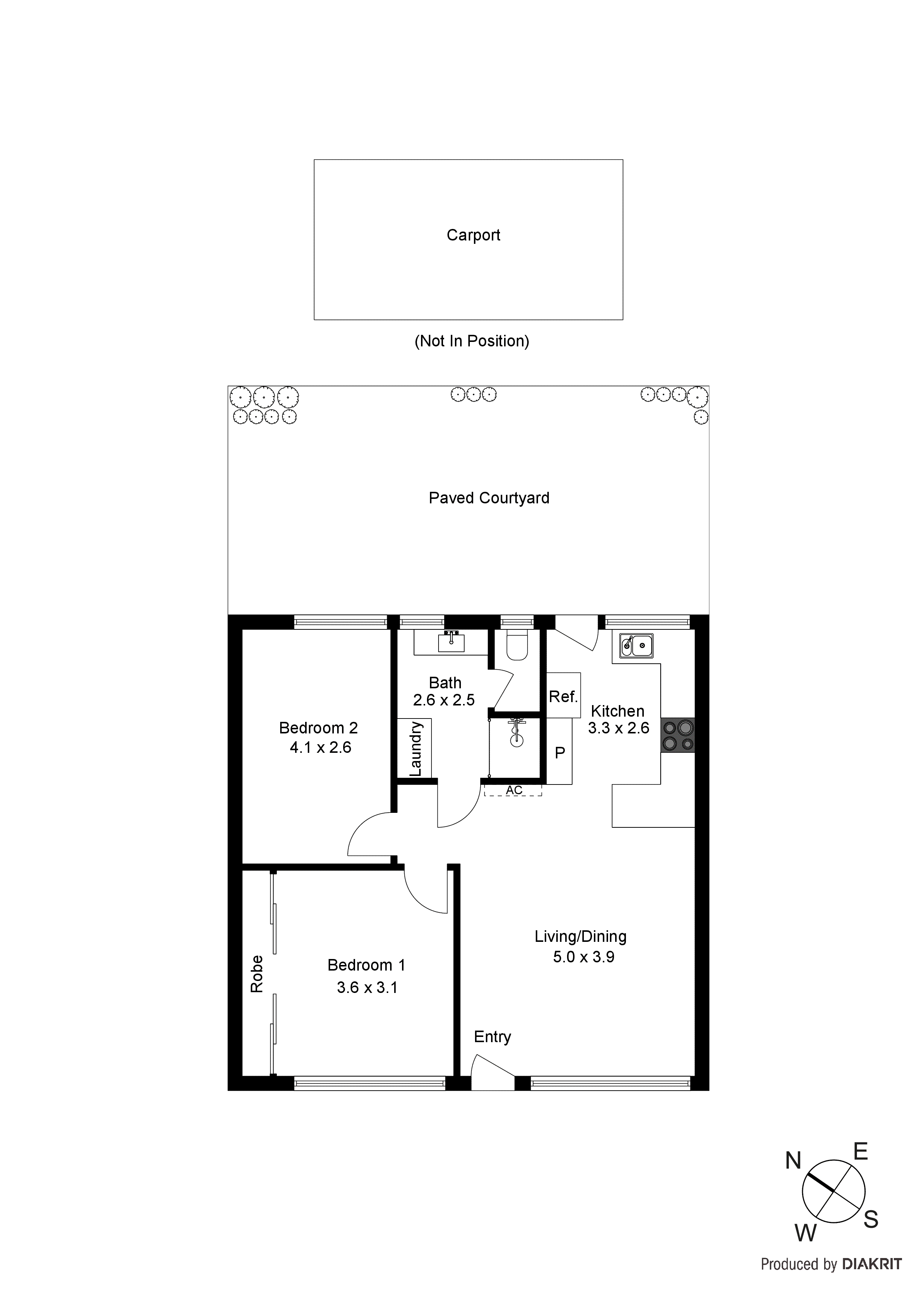 2/4 Donald Grove, Chelsea VIC 3196 - Floorplan