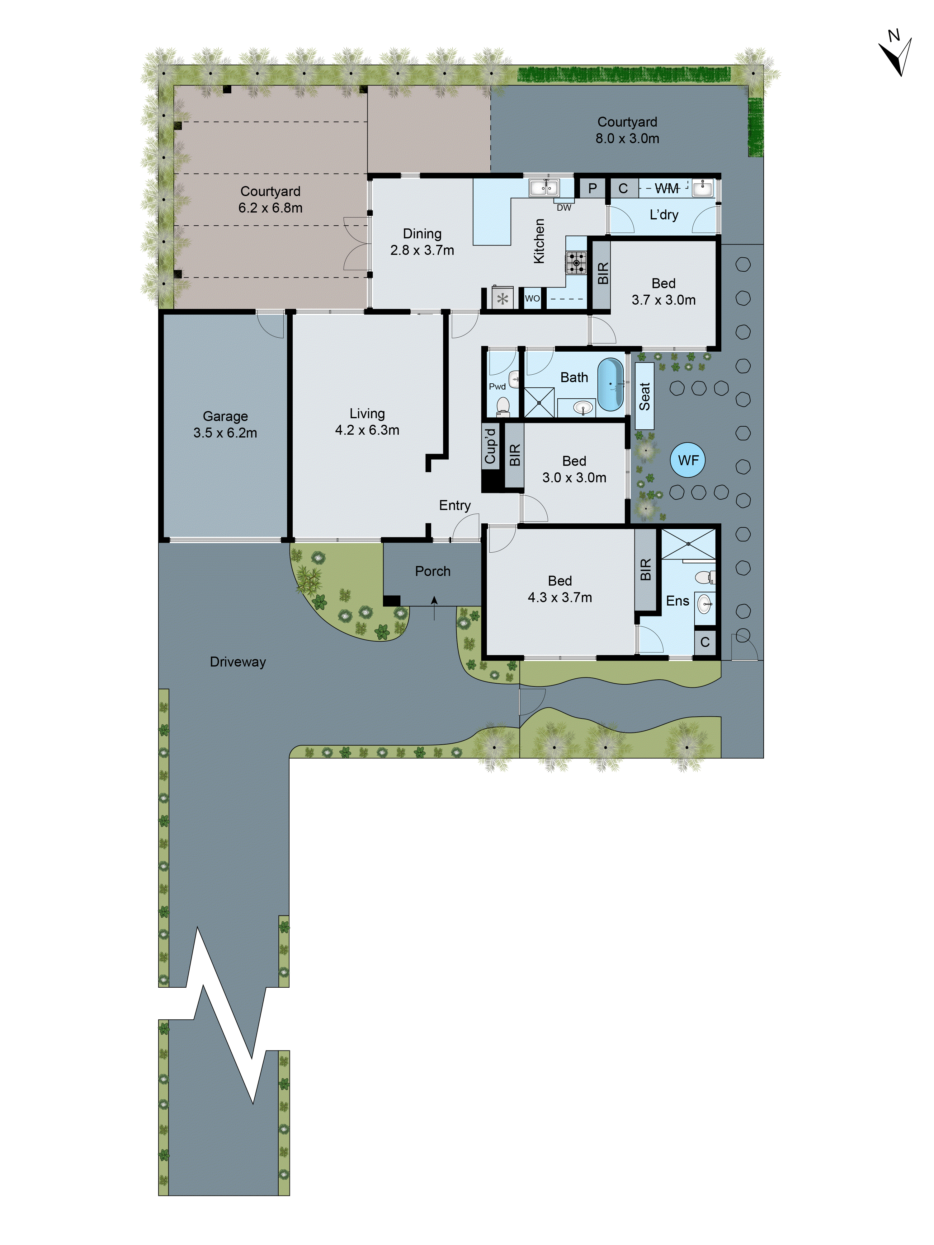 2/4 Douglas Street, Ashwood VIC 3147 - Floorplan