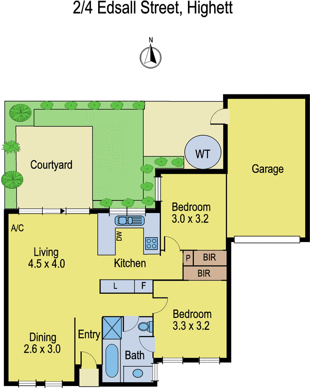 2/4 Edsall Street, Highett VIC 3190 - Floorplan