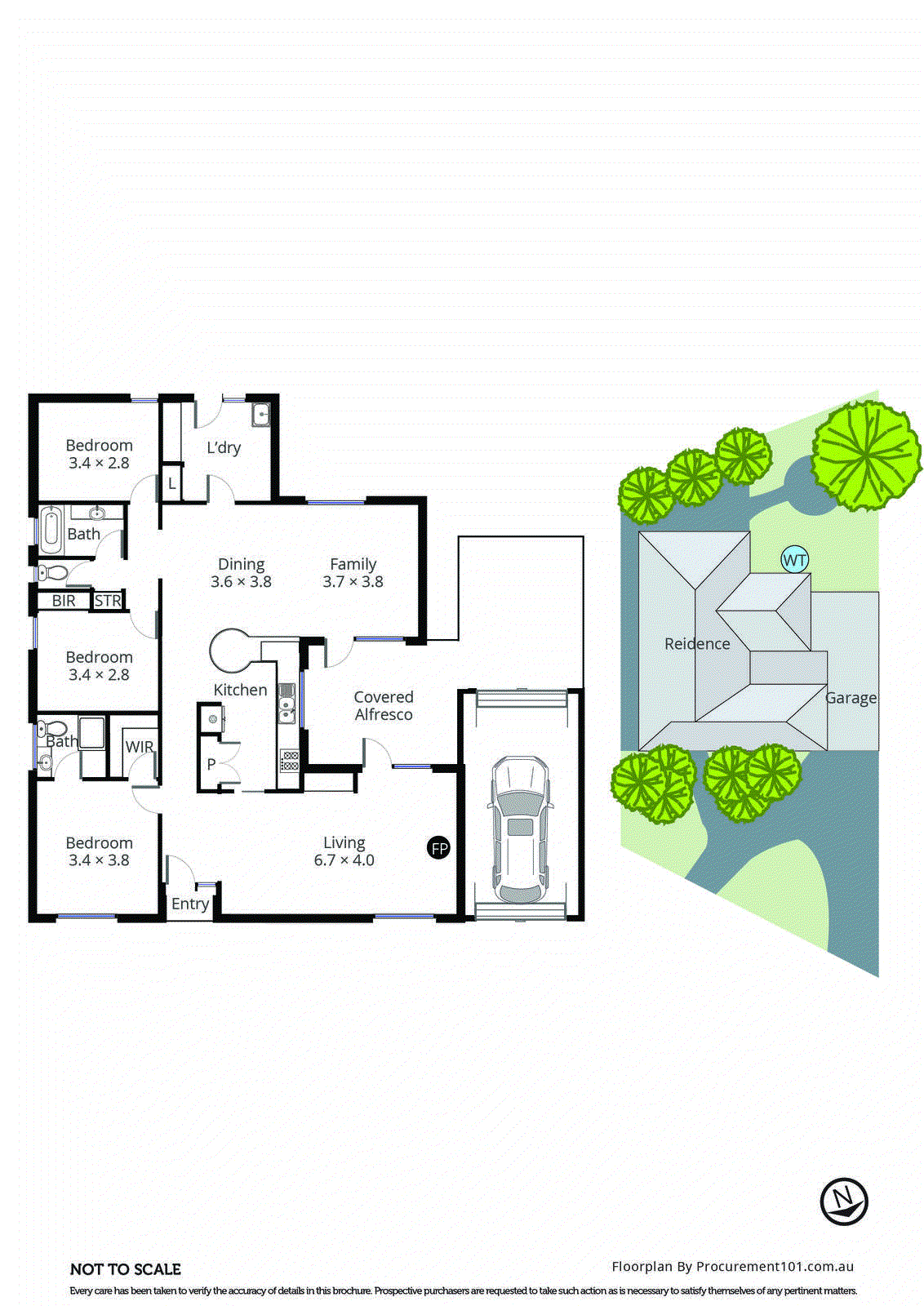 24 Elmbank Drive, Keysborough VIC 3173 - Floorplan
