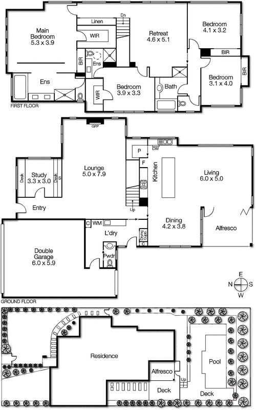 24 Folkestone Crescent, Beaumaris VIC 3193 - Floorplan