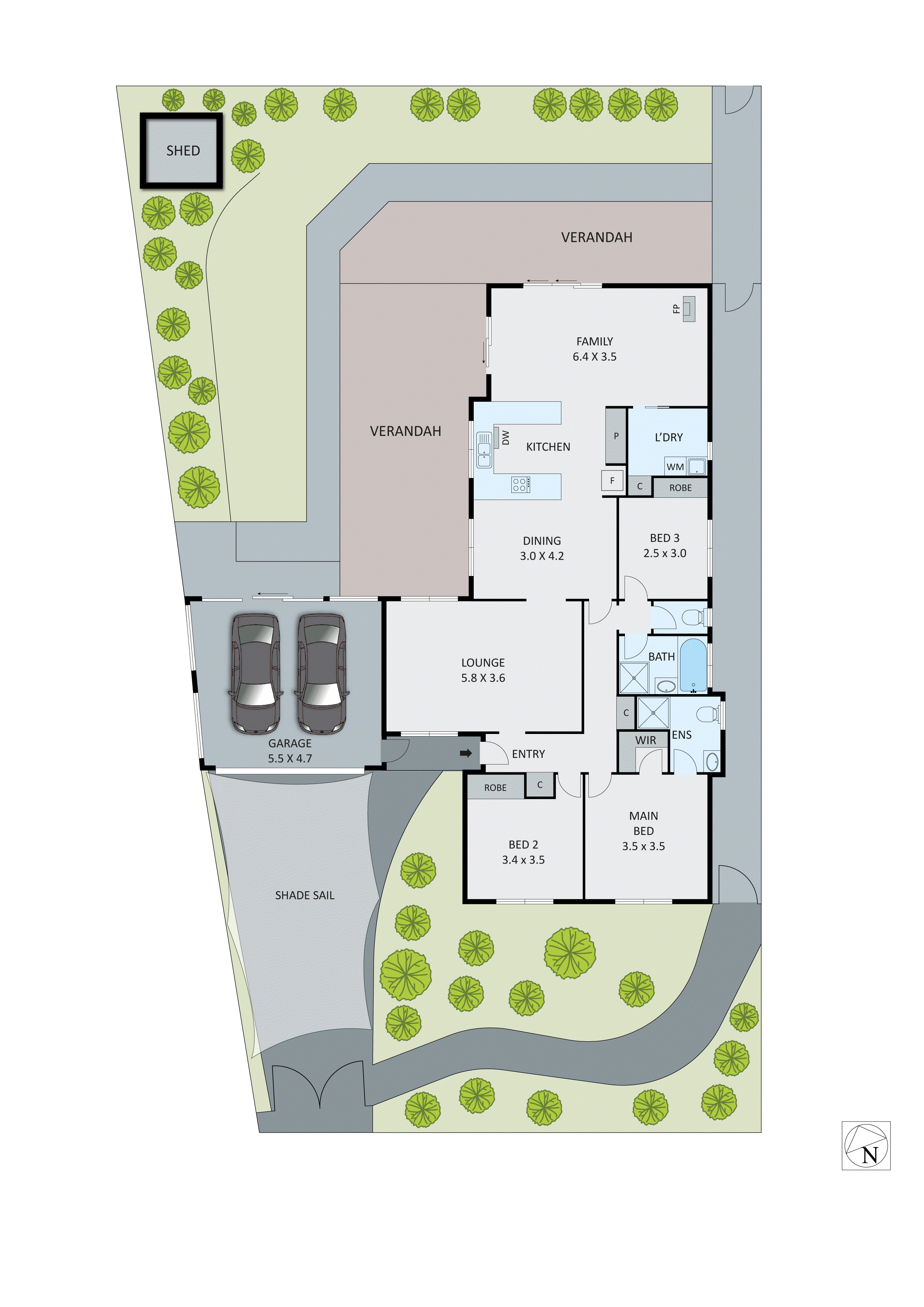 24 Forbes Drive, Aspendale Gardens VIC 3195 - Floorplan