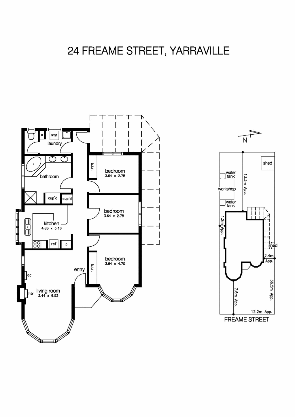 24 Freame Steet, YARRAVILLE VIC 3013 - Floorplan