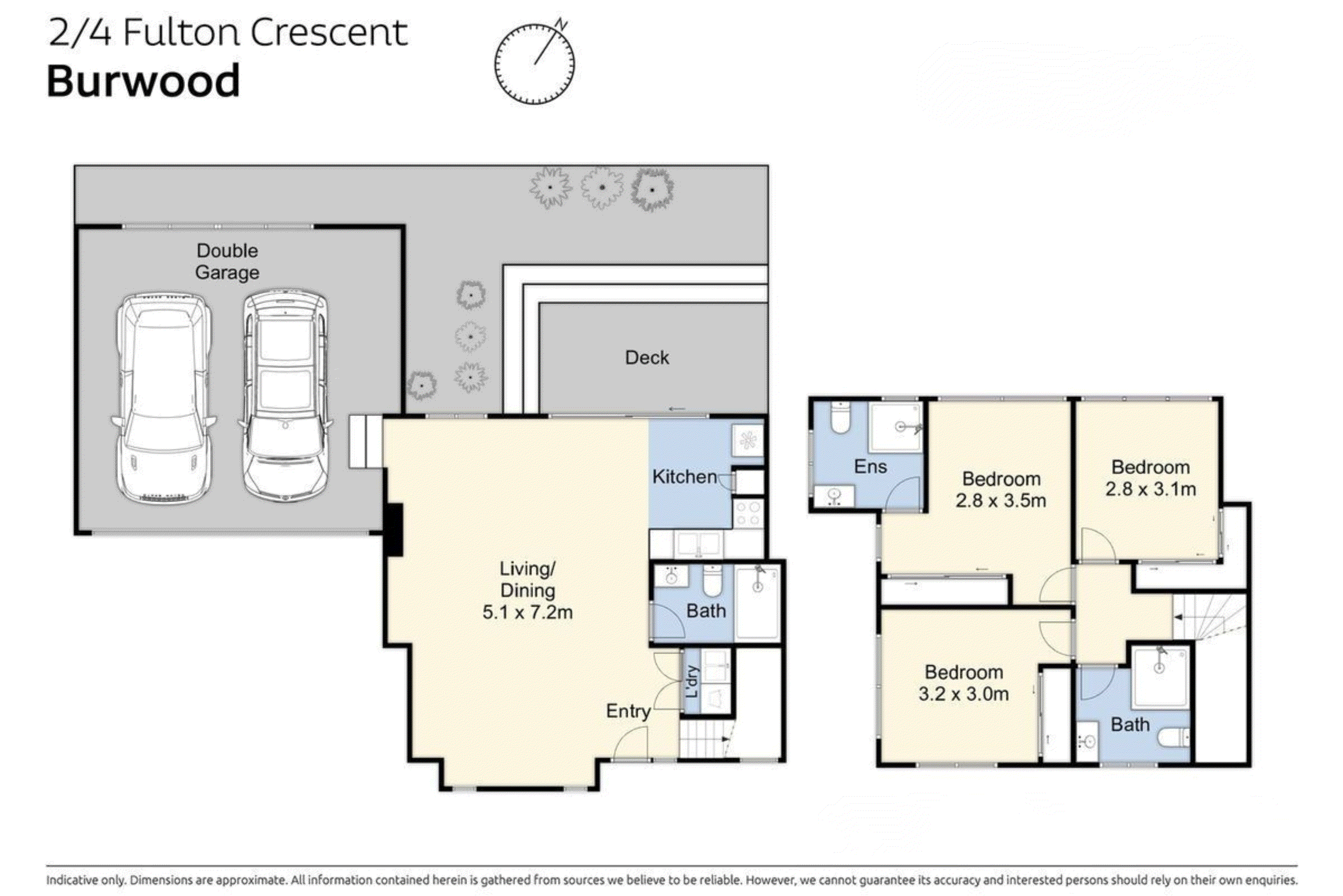 2/4 Fulton Crescent, Burwood VIC 3125 - Floorplan