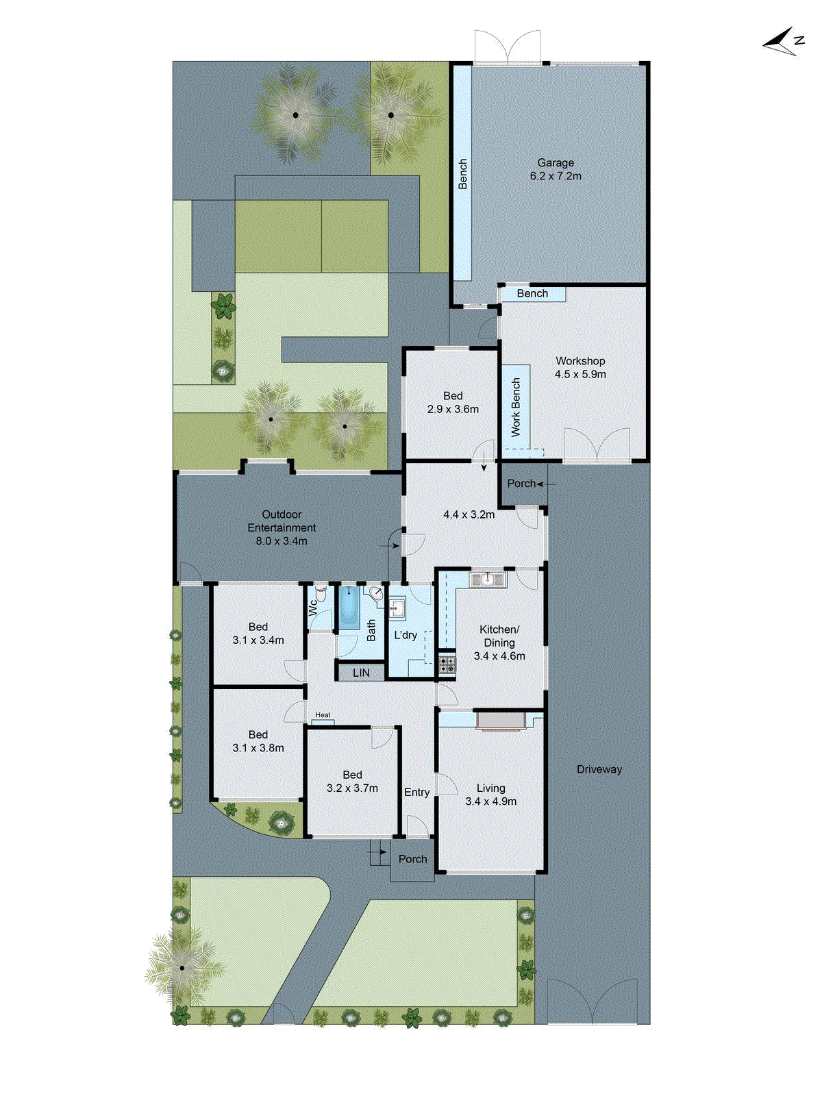 24 George Street, Geelong West VIC 3218 - Floorplan