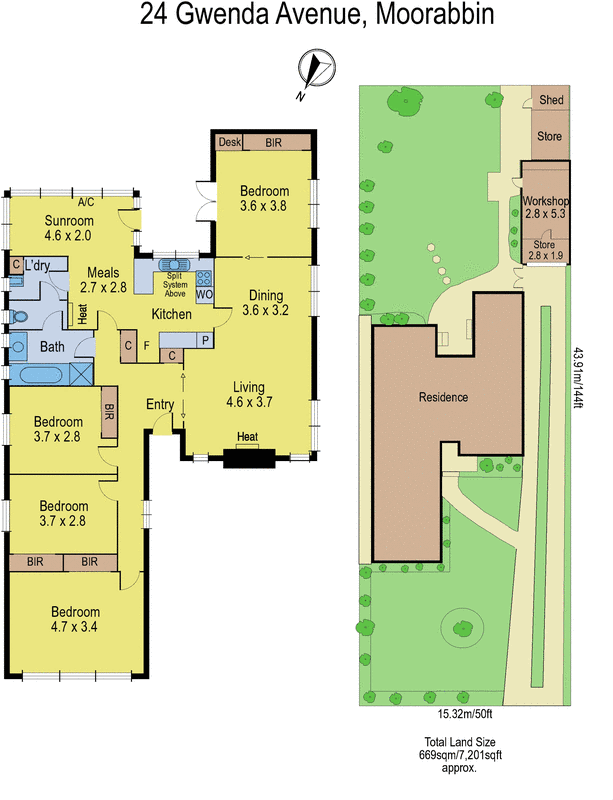 24 Gwenda Avenue, Moorabbin VIC 3189 - Floorplan