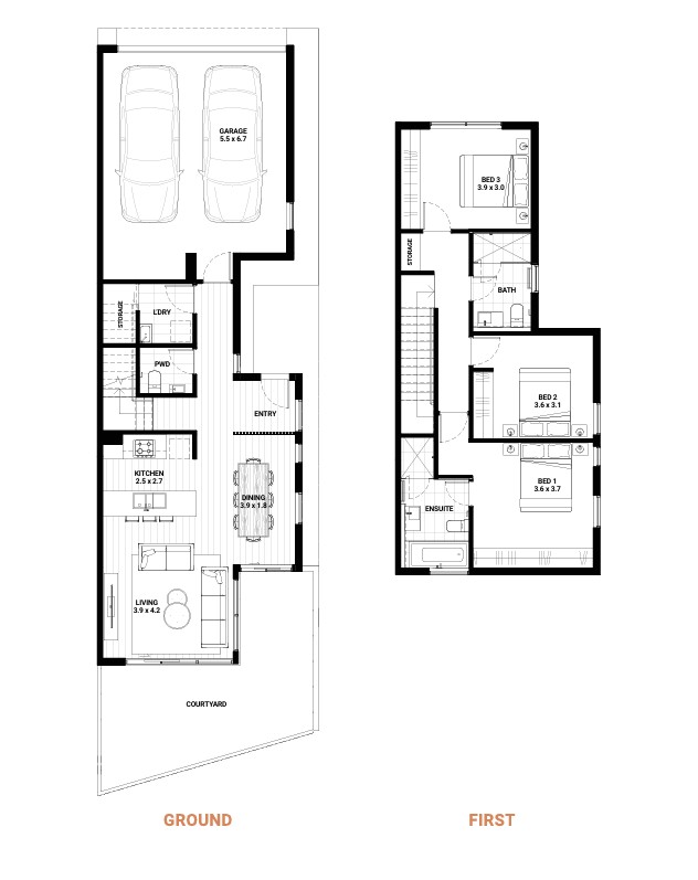 24 Harrison Drive, Noble Park VIC 3174 - Floorplan