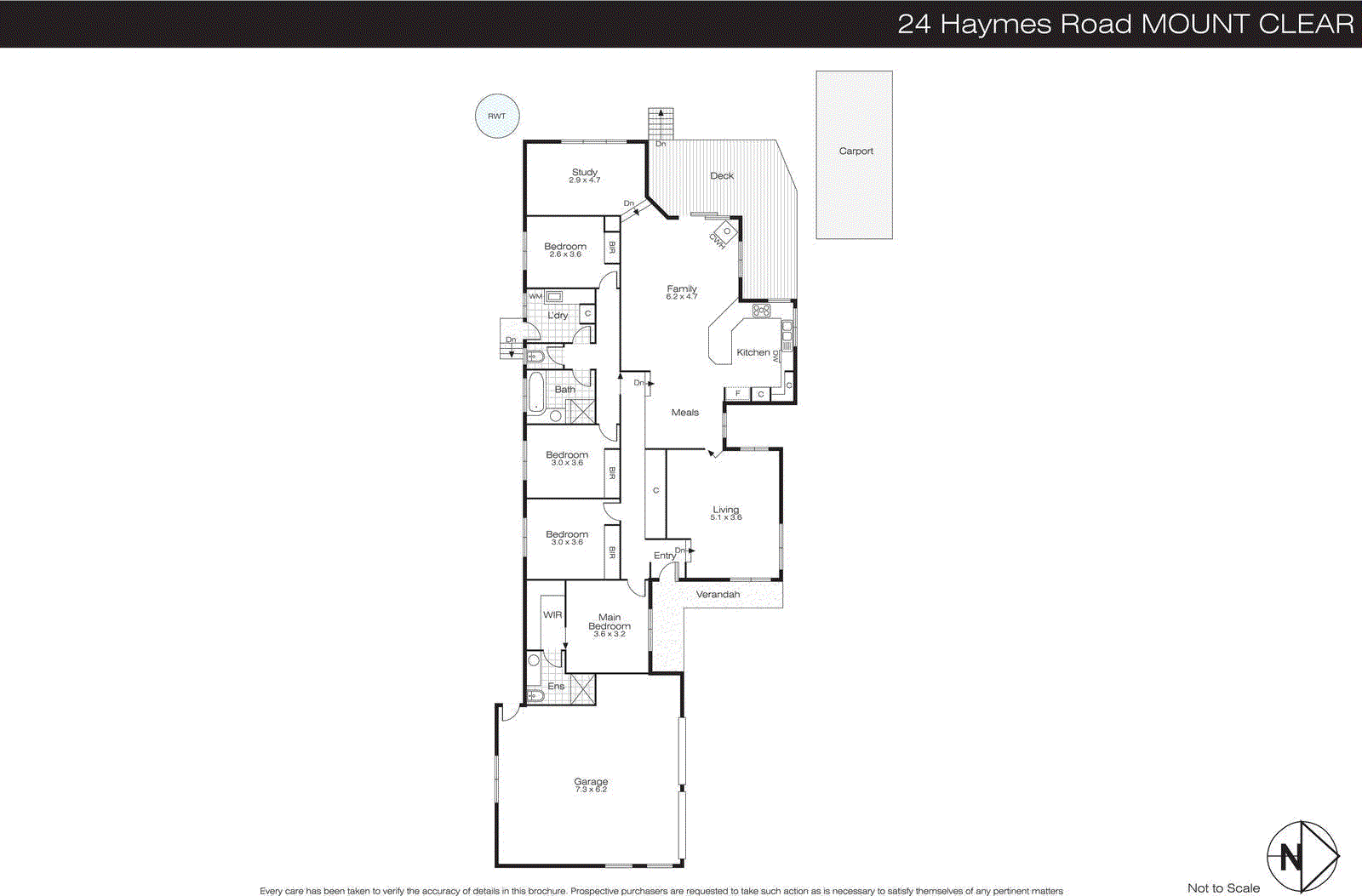 24 Haymes Road, Mount Clear VIC 3350 - Floorplan