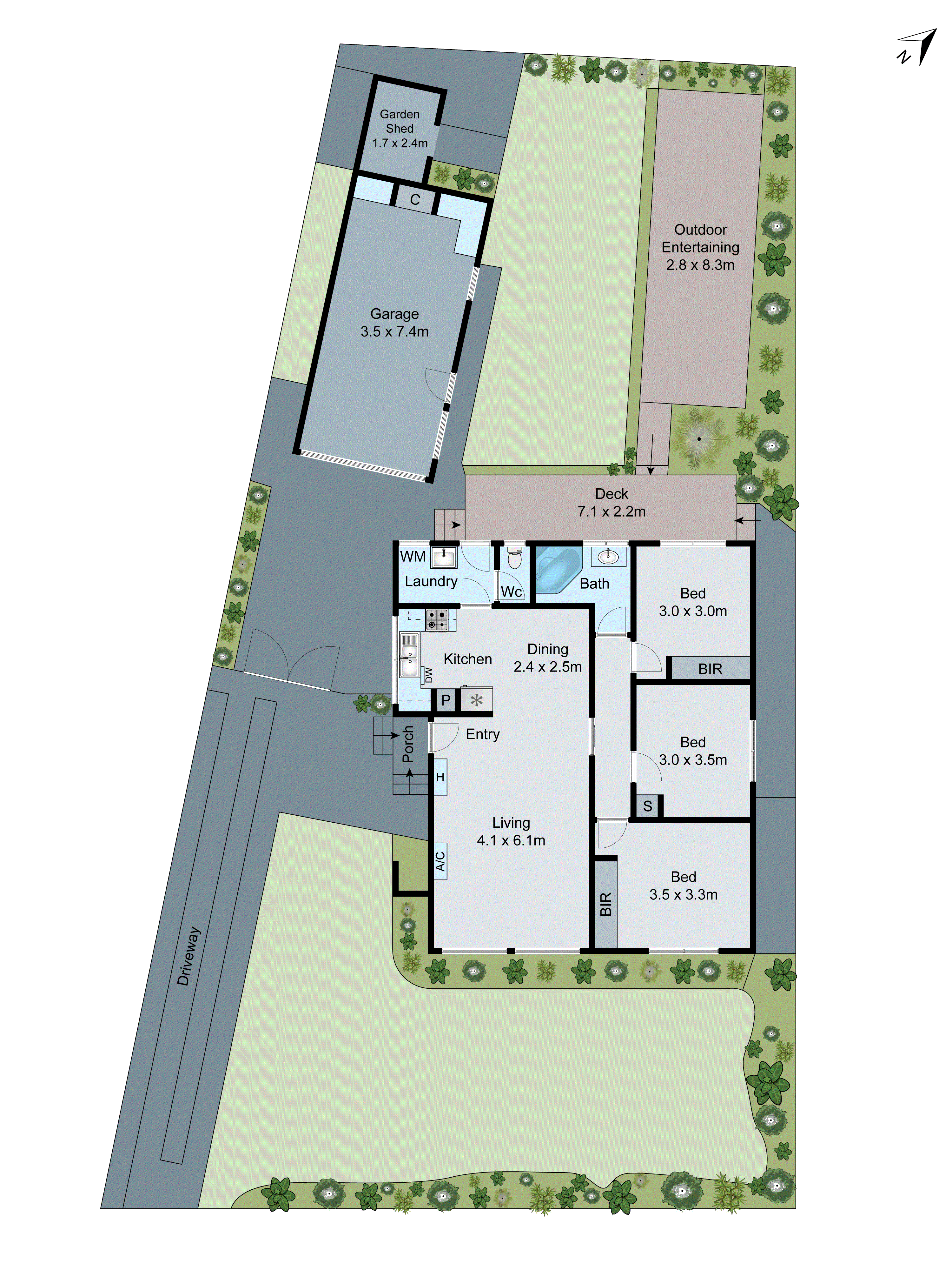 24 Hibiscus Crescent, Newcomb VIC 3219 - Floorplan