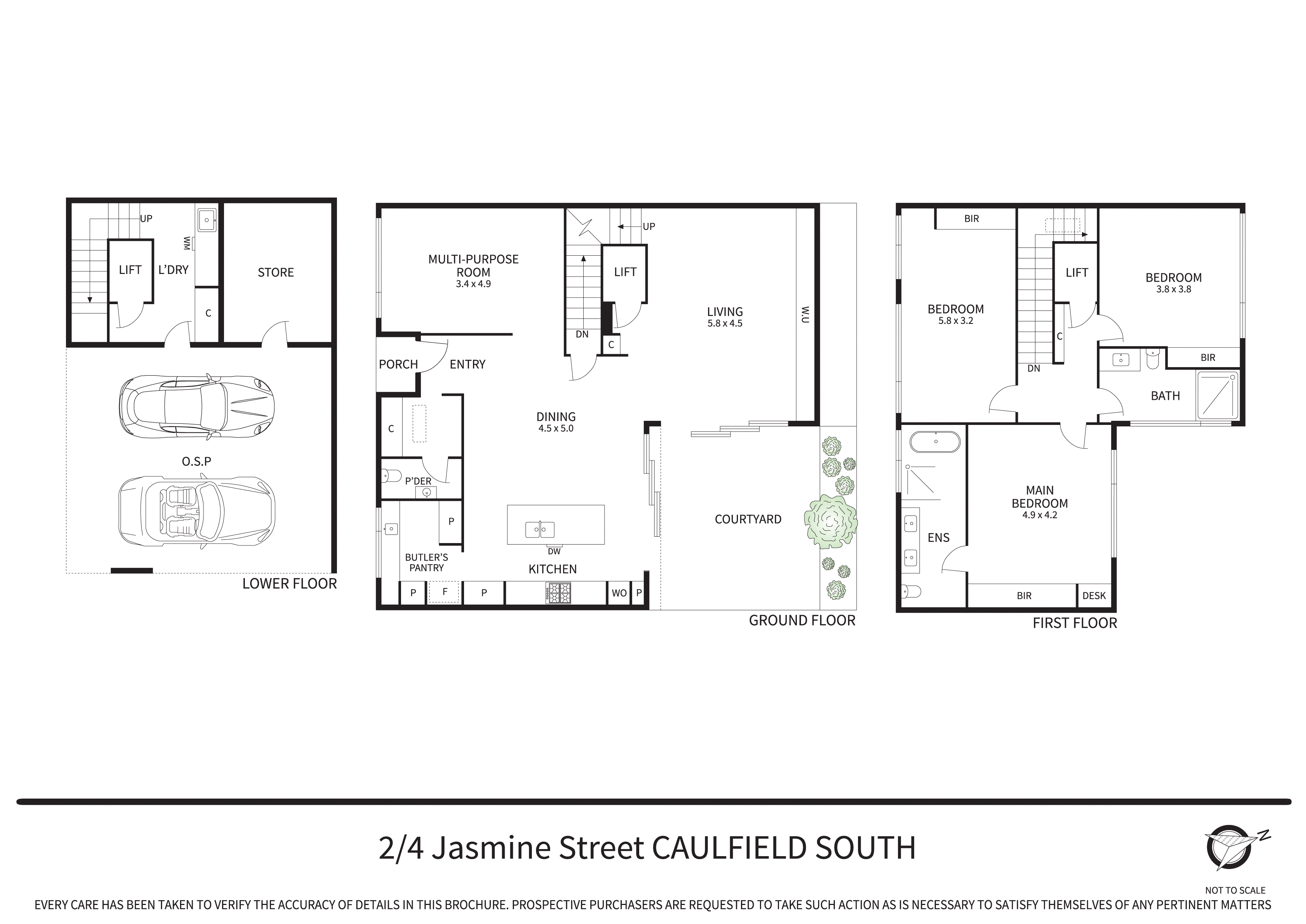 2/4 Jasmine Street, CAULFIELD SOUTH VIC 3162 - Floorplan