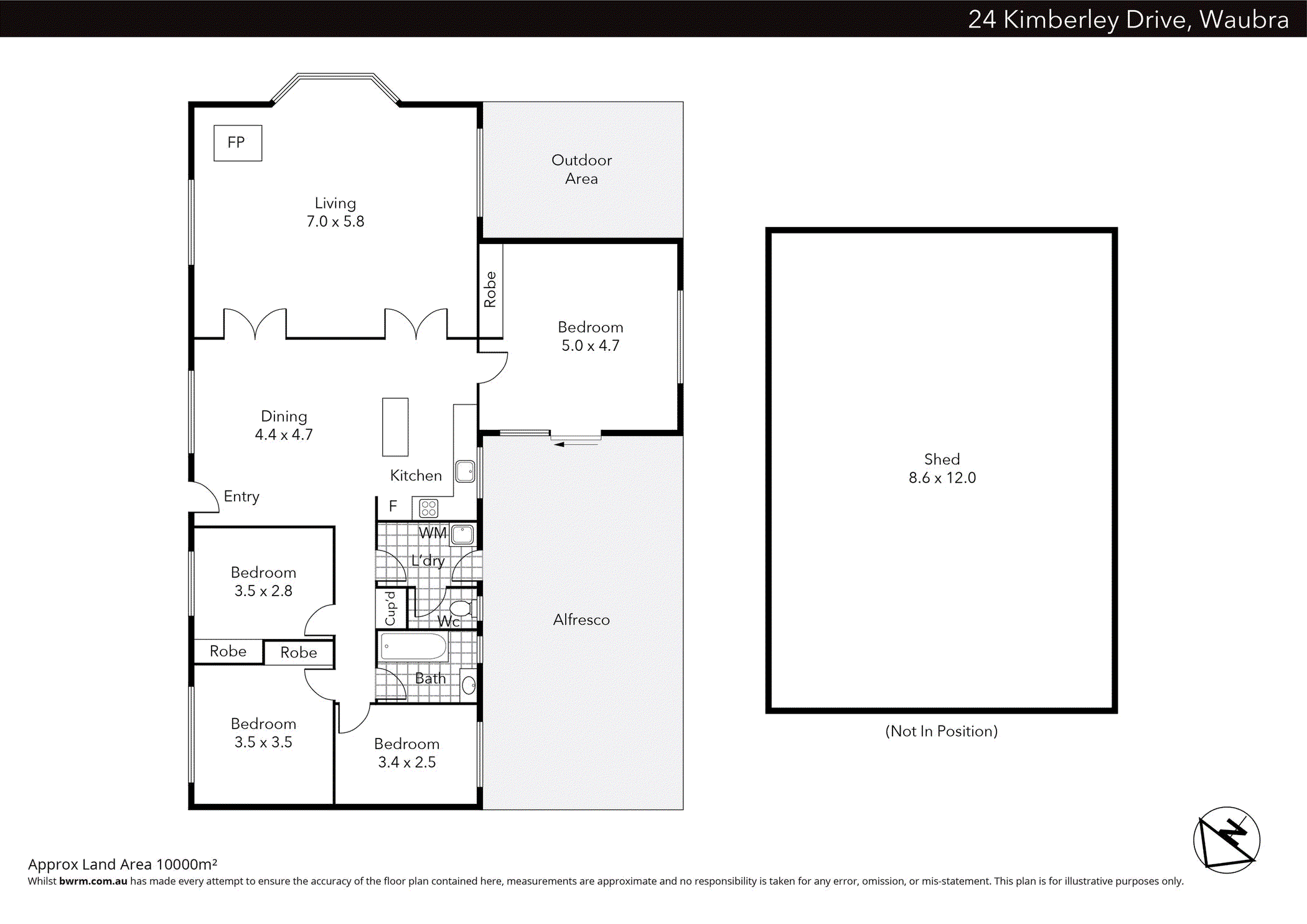 24 Kimberley Drive, Waubra VIC 3352 - Floorplan
